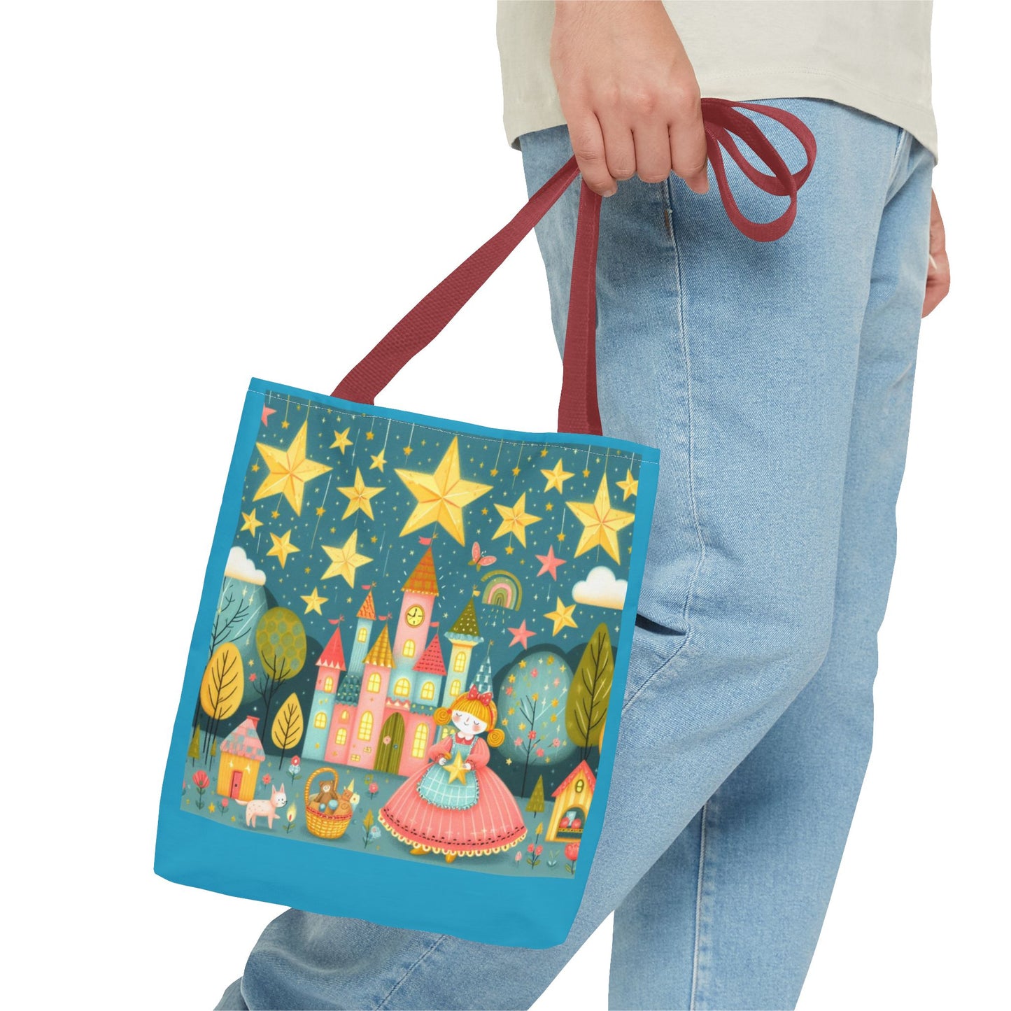 Twinkle Twinkle Little Star, Nursery Rhyme, Fairy Tale, Tote Bag, Book Bag, Library Bag, Gift