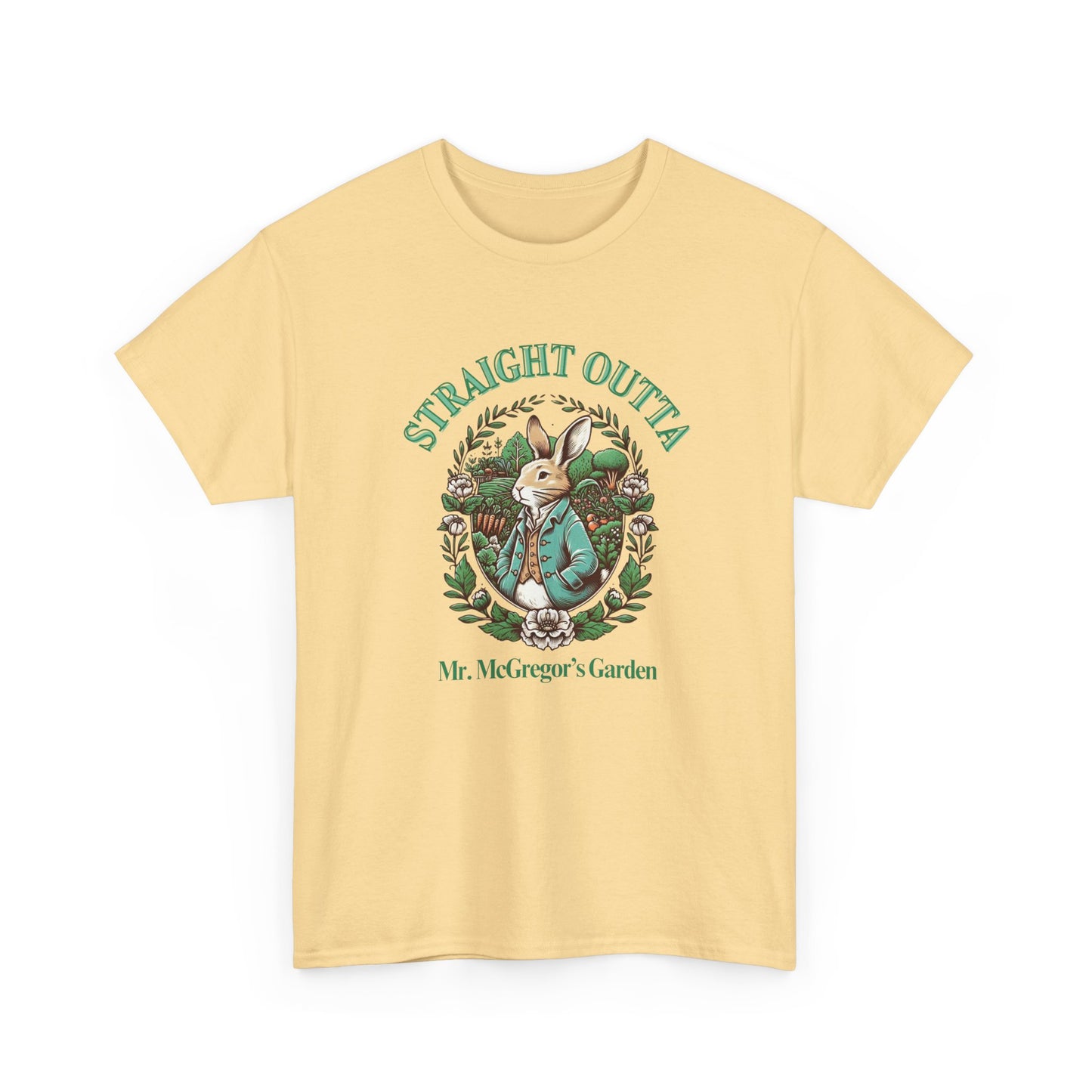 Peter Rabbit Vintage Style Unisex Cotton Tee - Beatrix Potter Apparel Gift, T-Shirt, Bunny Lover Shirt, Classic Character Top, Retro Graphic