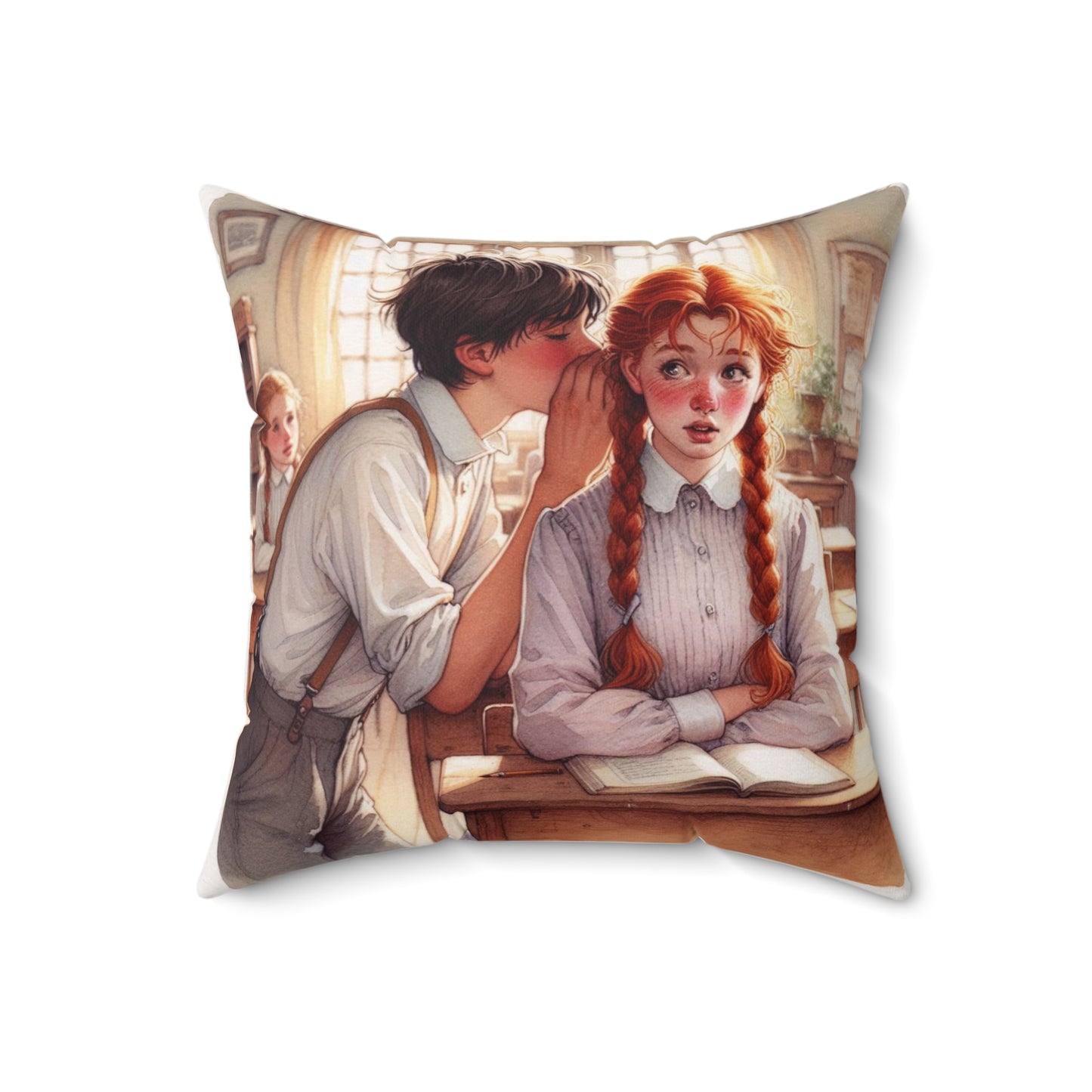 Literary Pillow, Anne of Green Gables, Gilbert Blythe, Lucy Maud Montgomery, Home Decor Cushion, Book Nook, Classroom, Green Gables Decor