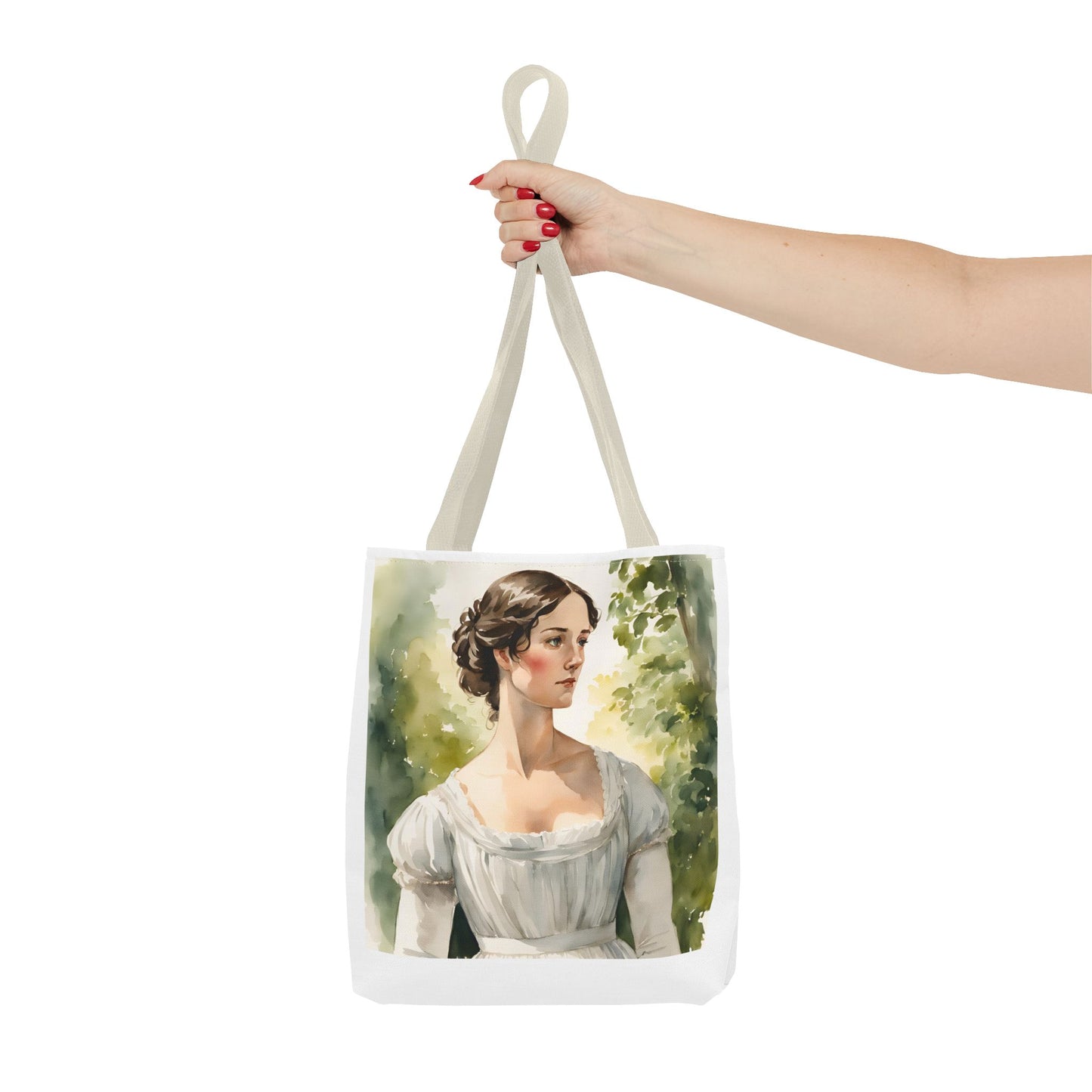 Pride and Prejudice Tote Bag, Darcy and Elizabeth Library Accessories, Book Lover's Gift, Jane Austen Bag, Literary Reading Tote,