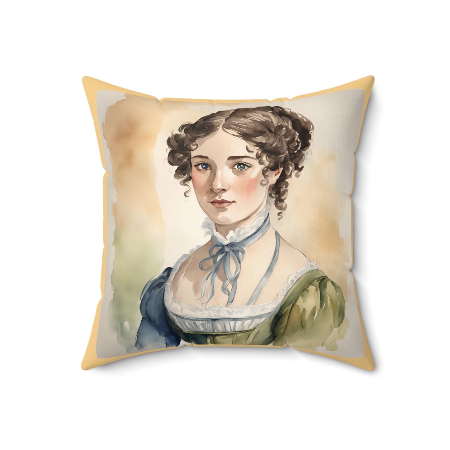 Literary Pillow, Pride and Prejudice, Lydia Bennet, Regency, Jane Austen, Austenite, Cushion, Home Decor, Book Lover Gift, Reading Nook