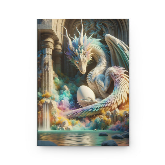 Dragon Guarding Egg Fantasy Diary Notebook Stationery Hardcover Journal
