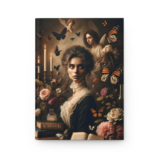 Dark Academia, Gothic, Botany, Butterfly, Victorian, Diary, Student, School, Gift, Literatrue, Hardcover Journal Matte