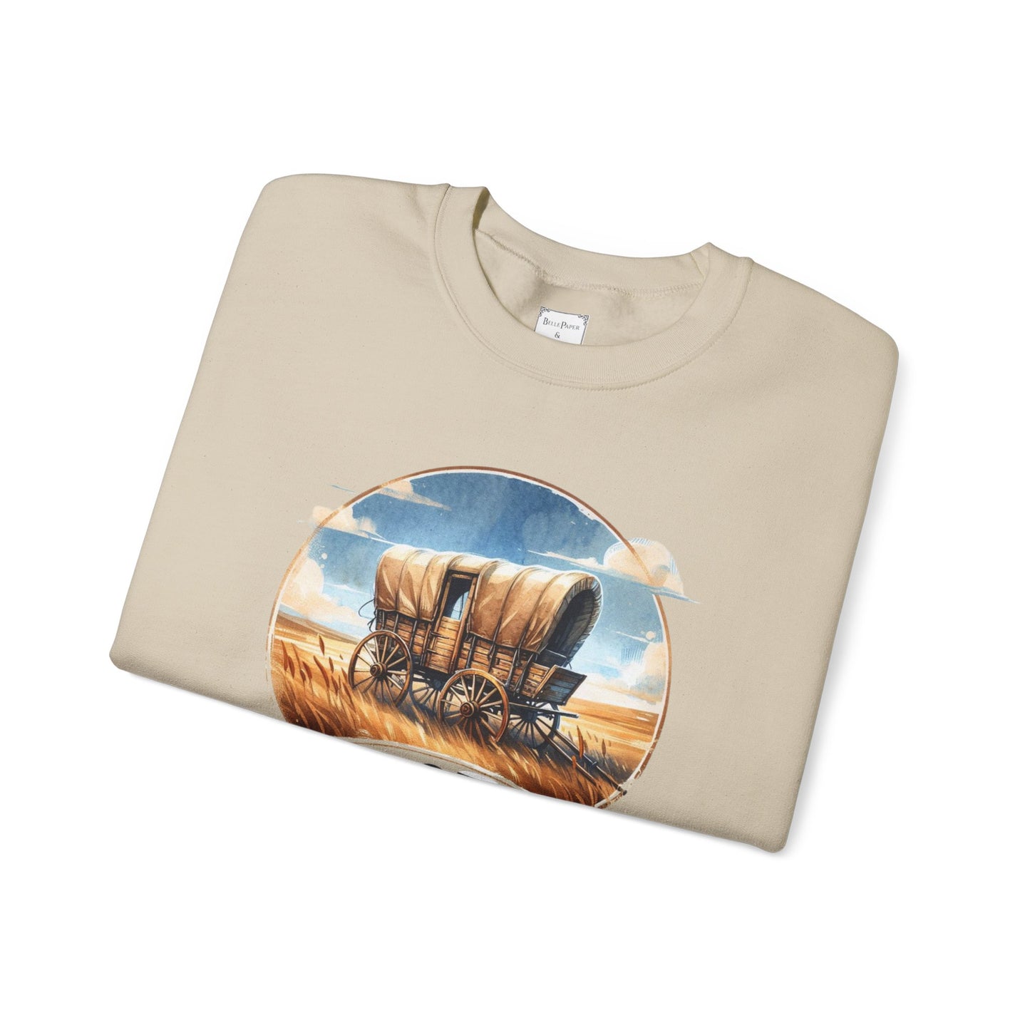 Got Prairie Vibes Crewneck Sweatshirt - Cozy Casual Wear, Apparel for Prairie Lovers, Ideal for Gift & Walnut Grove, Laura Ingalls Wilder
