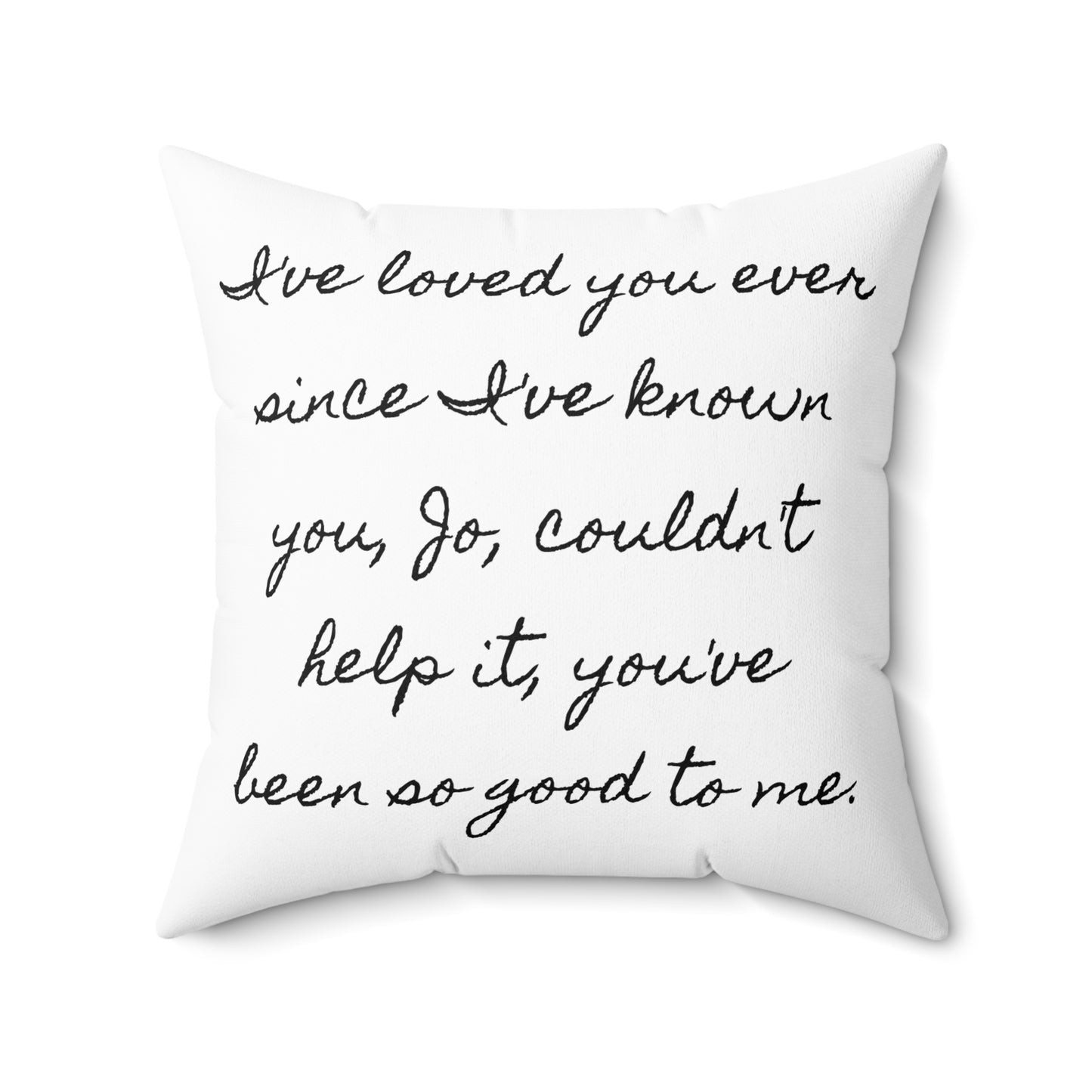 Little Women, Louisa May Alcott, Laurie, Jo, Square, Pillow, Gift, Home Decor, Bedding