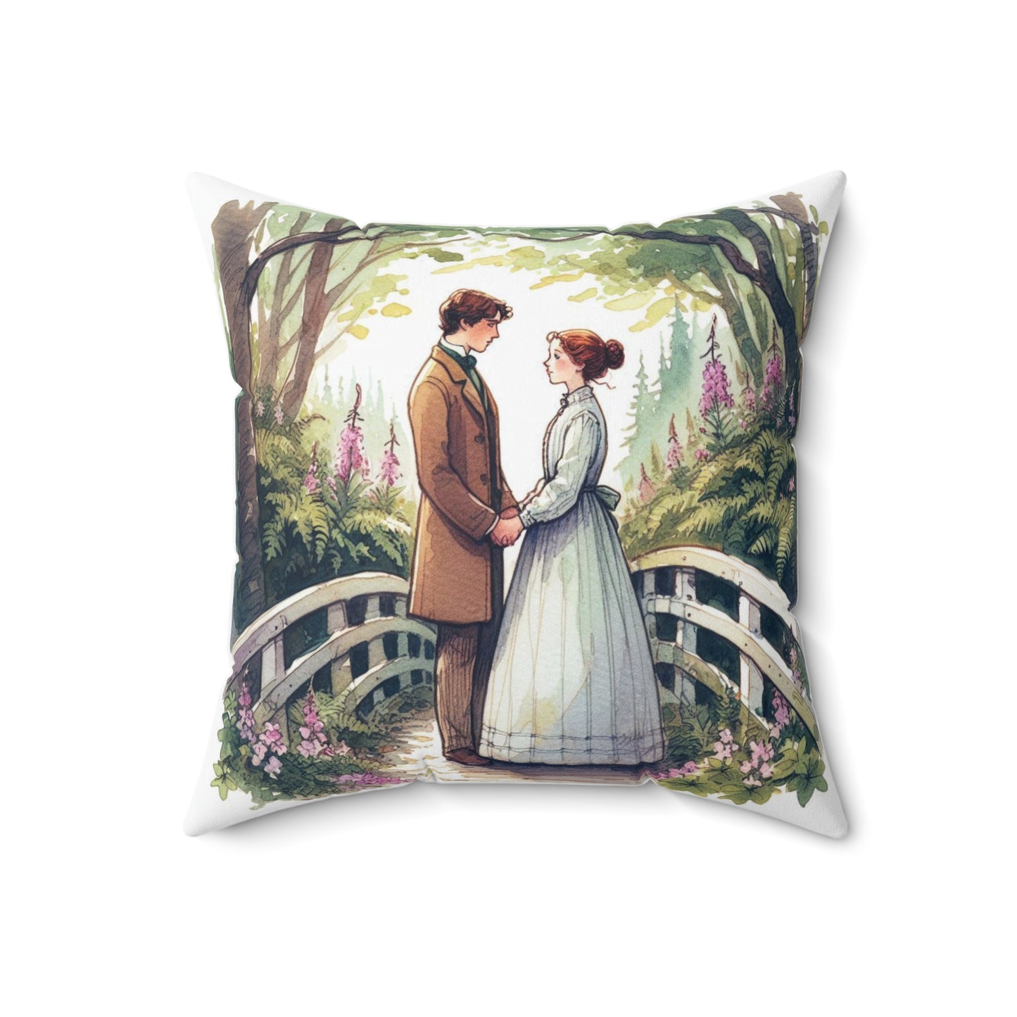 Literary Pillow, Anne of Green Gables, Gilber Blythe, Book Nook Cushion, Gift for Book Lovers, Library Decor