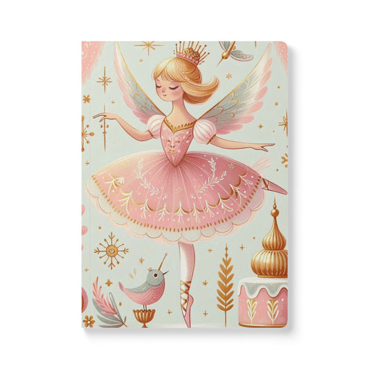 Sugar Plum Fairy, Nutcracker, Dance, Ballet, Ballerina, Stationery, Writer, Notebook, Diary, Softcover Journal (with Inside Print)