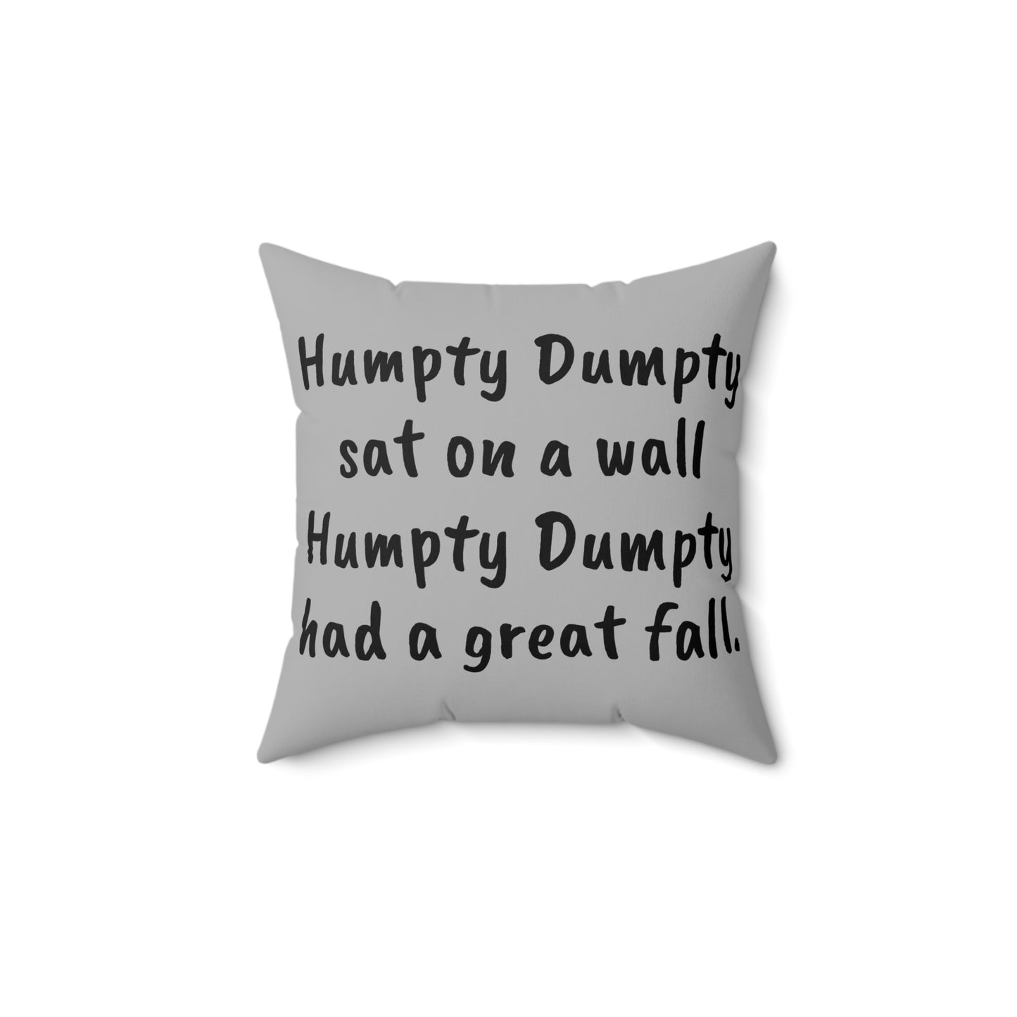 Humpty Dumpty, Square Pillow, Nursery Rhyme, Pillow, Library, Book Nook, Reading Corner, Classroom, Teachers