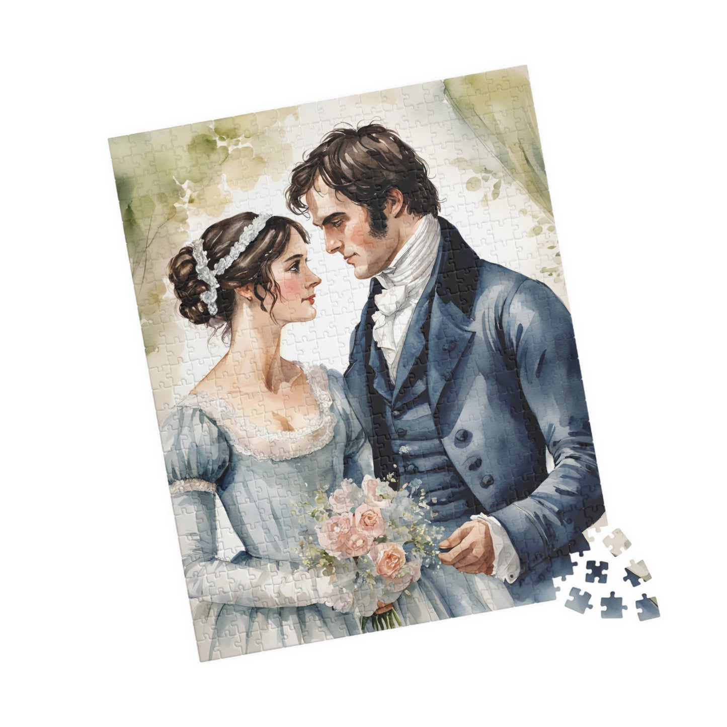 Romantic Fine Art Puzzle | 110, 252, 520, 1014-piece | Perfect for Couples, Weddings, Anniversaries, Cozy Nights, Gift Idea