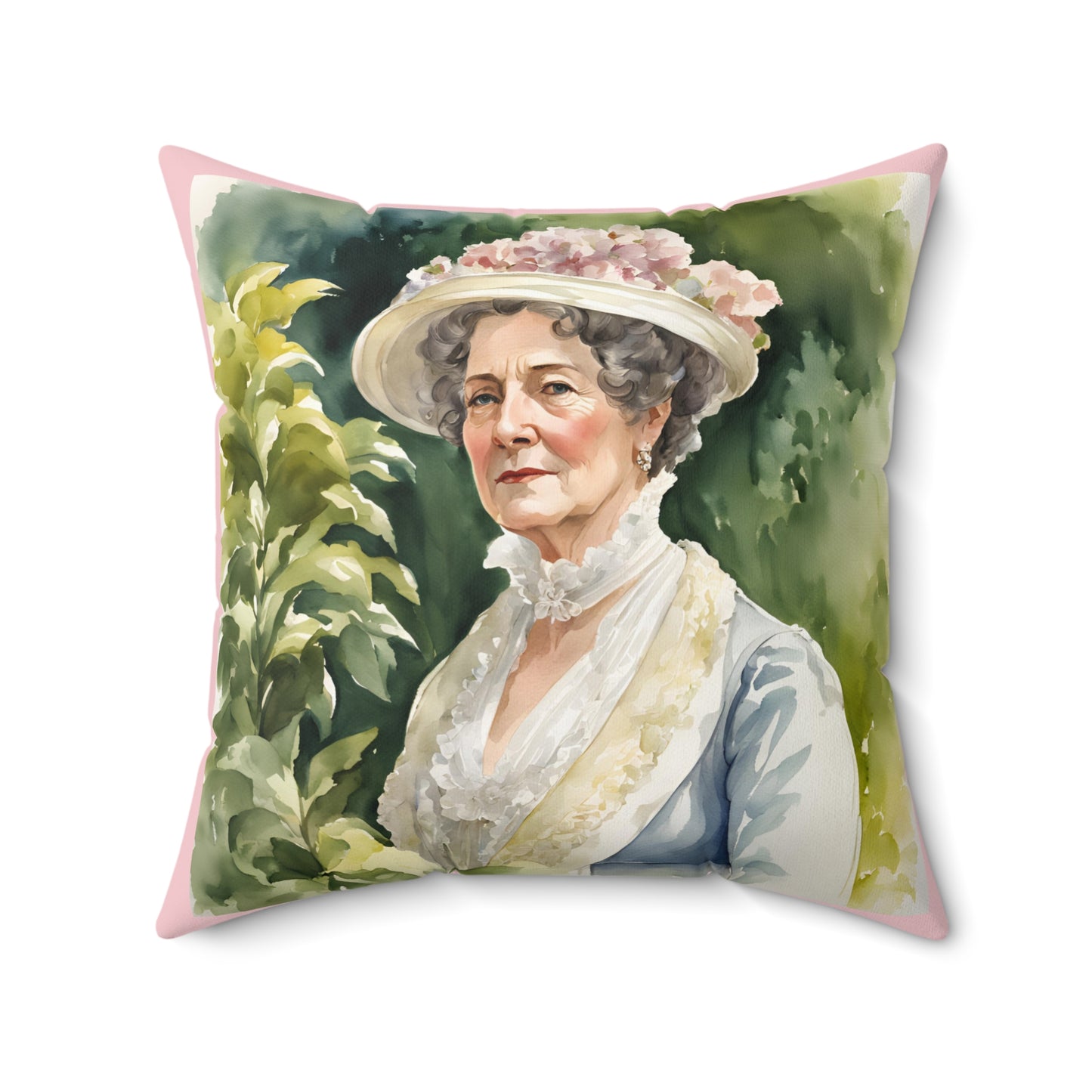 Literary Square Pillow, Pride and Prejudice Regency Quote, Jane Austen Fan Gift, Mrs Bennett Family Pillow, Austenite Home Decor - Spun