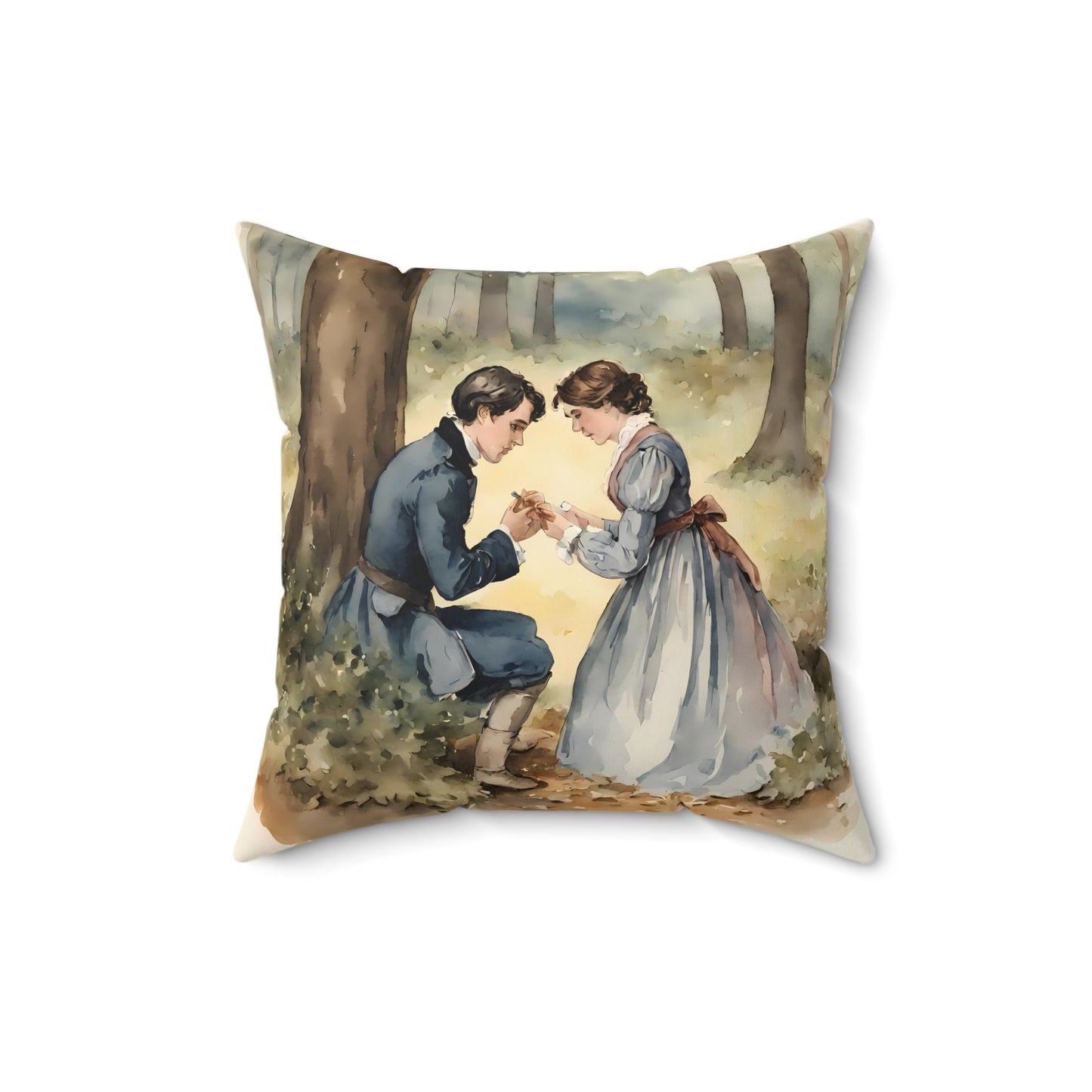 Little Women, Louisa May Alcott, Laurie, Jo, Square, Pillow, Gift, Home Decor, Bedding