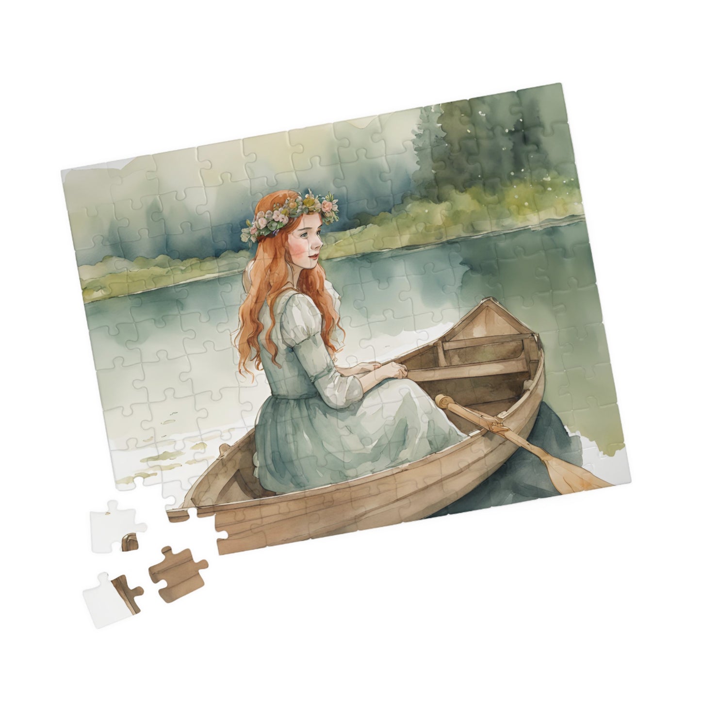 Puzzle Game - Anne of Green Gables - Lucy Maud Montgomery - Gift - 110, 252 piece, Lady of Shalott, Mindfulness Activity, Jigsaw, Brain