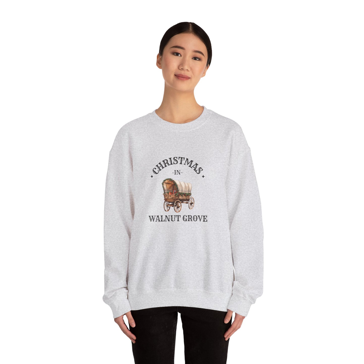 Walnut Grove Christmas Laura Ingalls Wilder Shirt Holiday Gift Sweatshirt  Crewneck, Winter Top, Cozy Jumper, Festive Apparel,
