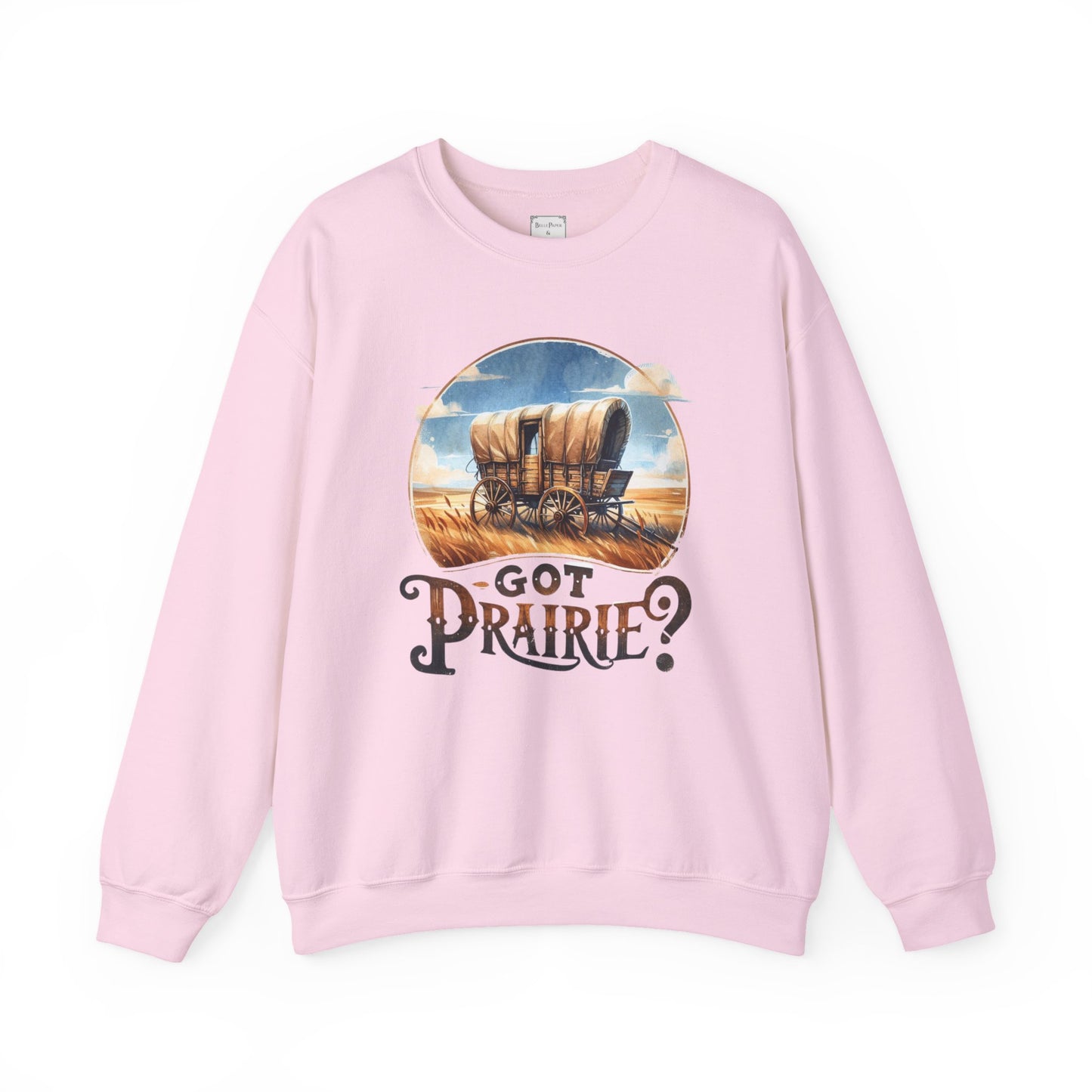Got Prairie Vibes Crewneck Sweatshirt - Cozy Casual Wear, Apparel for Prairie Lovers, Ideal for Gift & Walnut Grove, Laura Ingalls Wilder