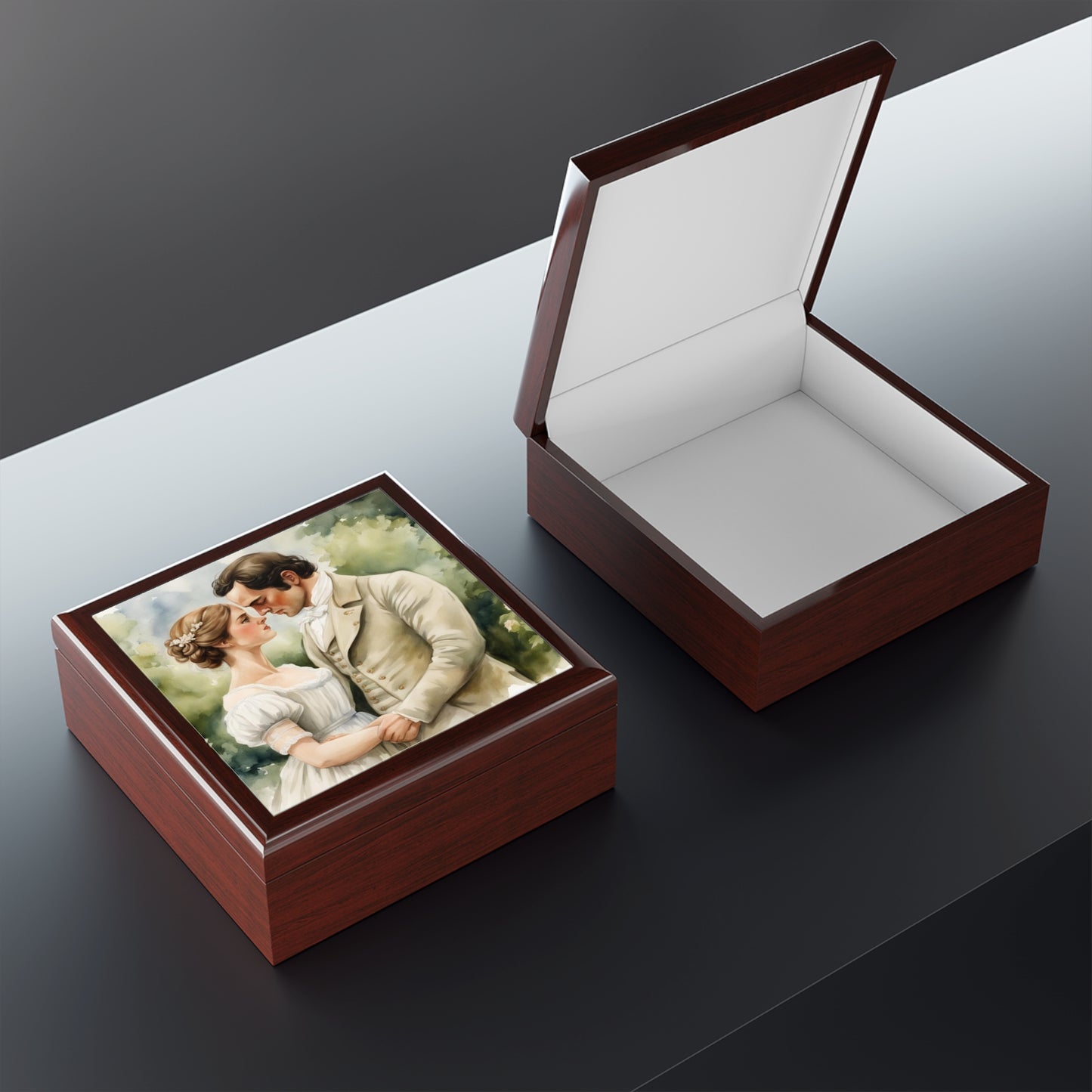 Jane Austen, Austenite, Emma, Mr. Knightly, Wedding, Regency, Book, Reader, Bookworm, Gift, Jewelry Box