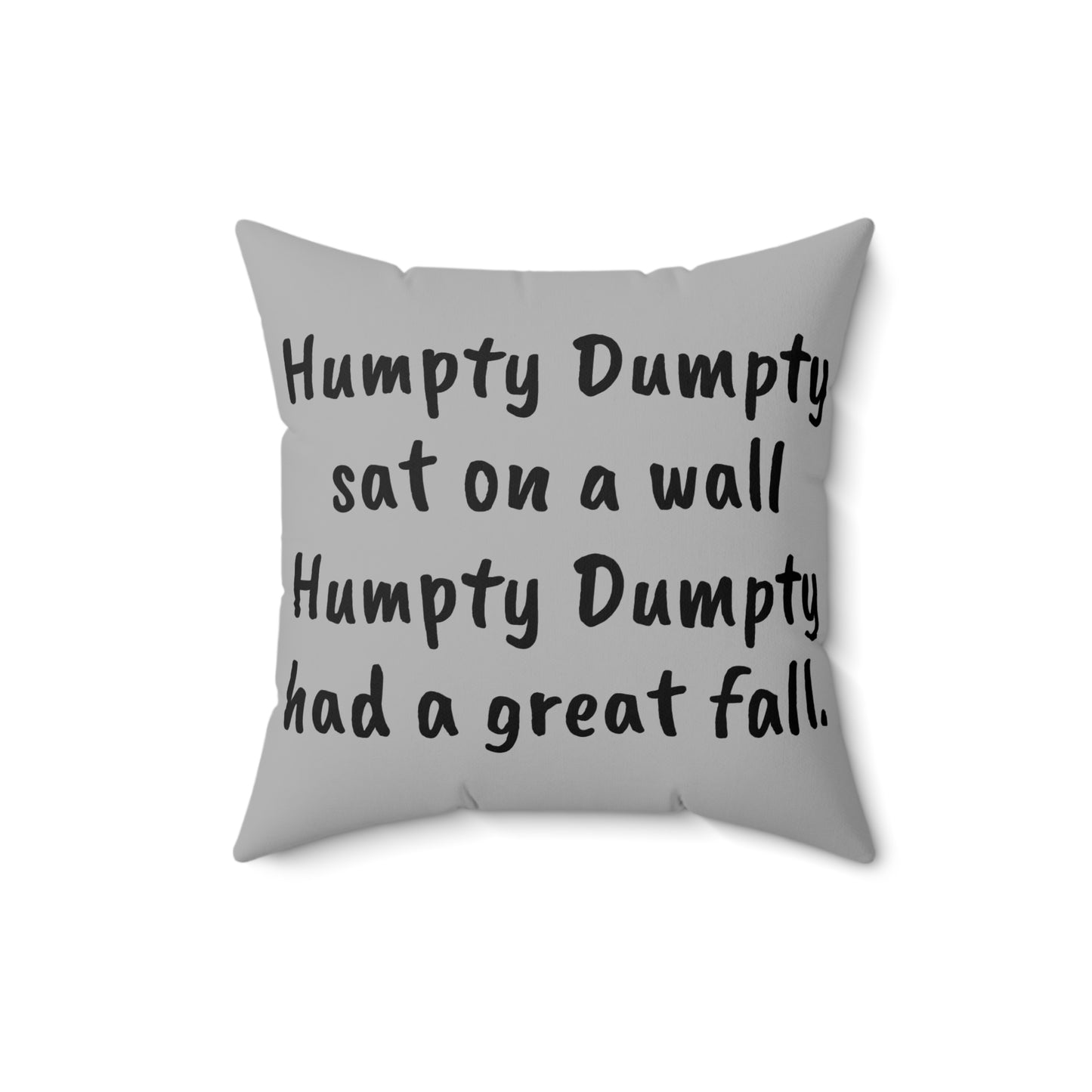 Humpty Dumpty, Square Pillow, Nursery Rhyme, Pillow, Library, Book Nook, Reading Corner, Classroom, Teachers