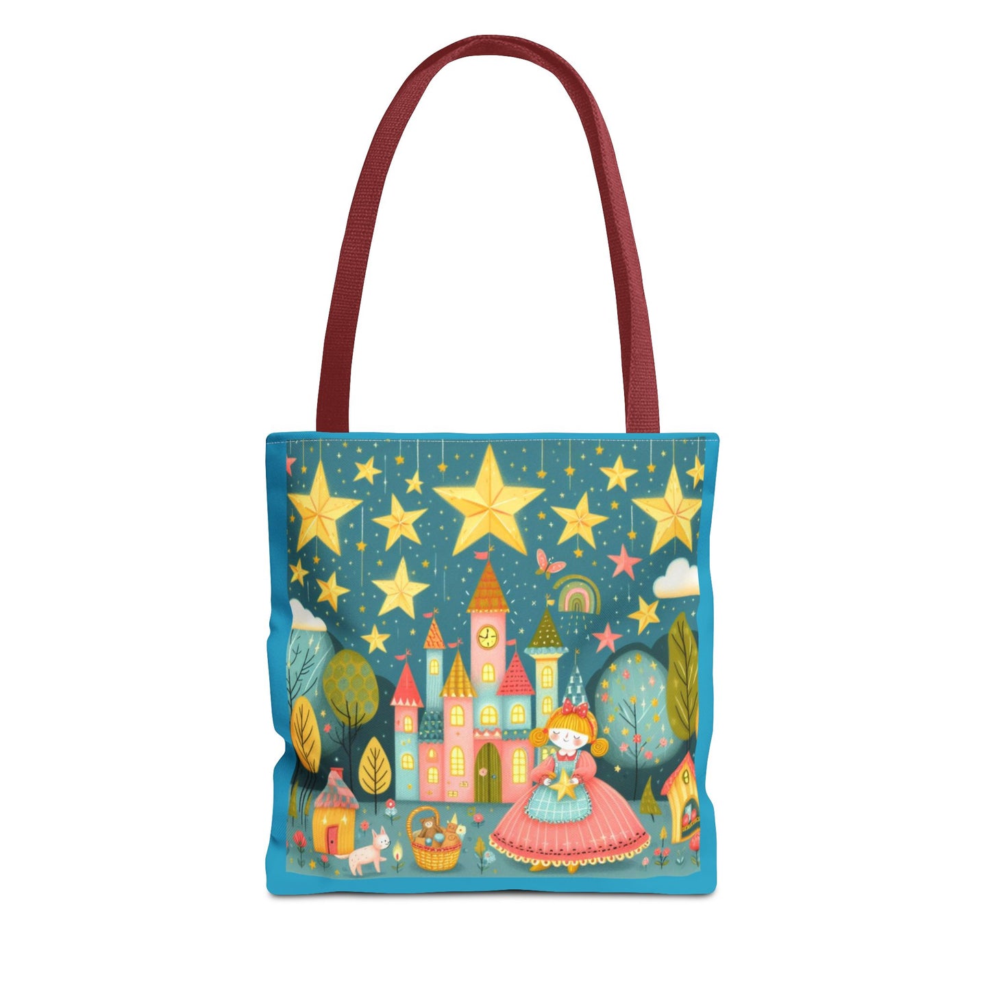 Twinkle Twinkle Little Star, Nursery Rhyme, Fairy Tale, Tote Bag, Book Bag, Library Bag, Gift