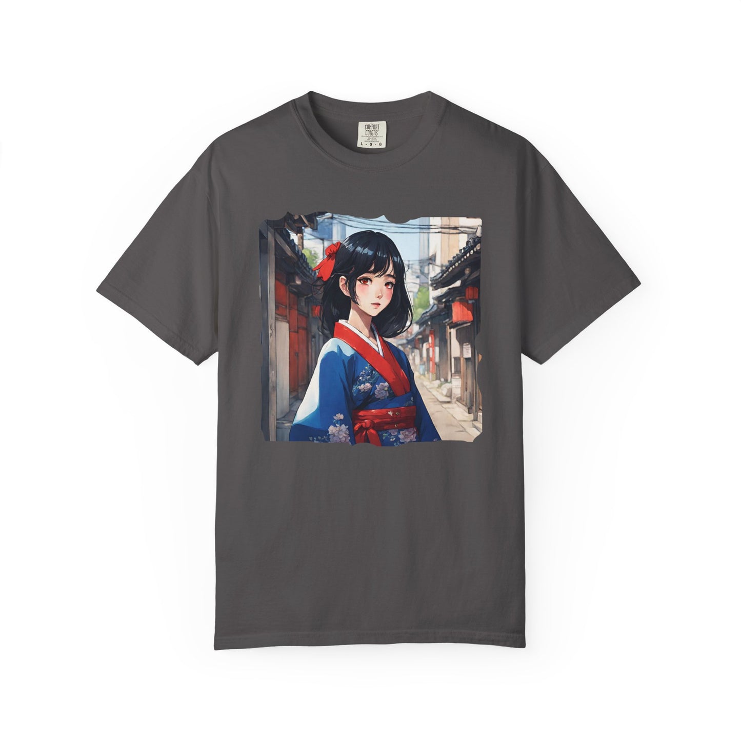 Japan Anime, Seoul, South Korea, Girl, Hanbok, Unisex Garment-Dyed T-shirt