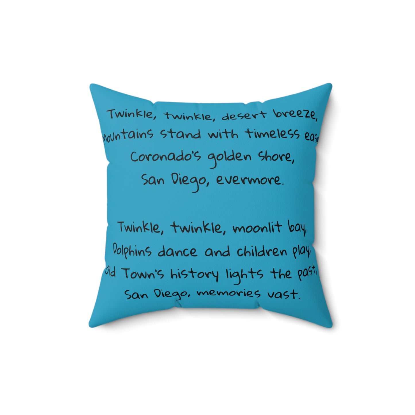 Spun Polyester Square Pillow