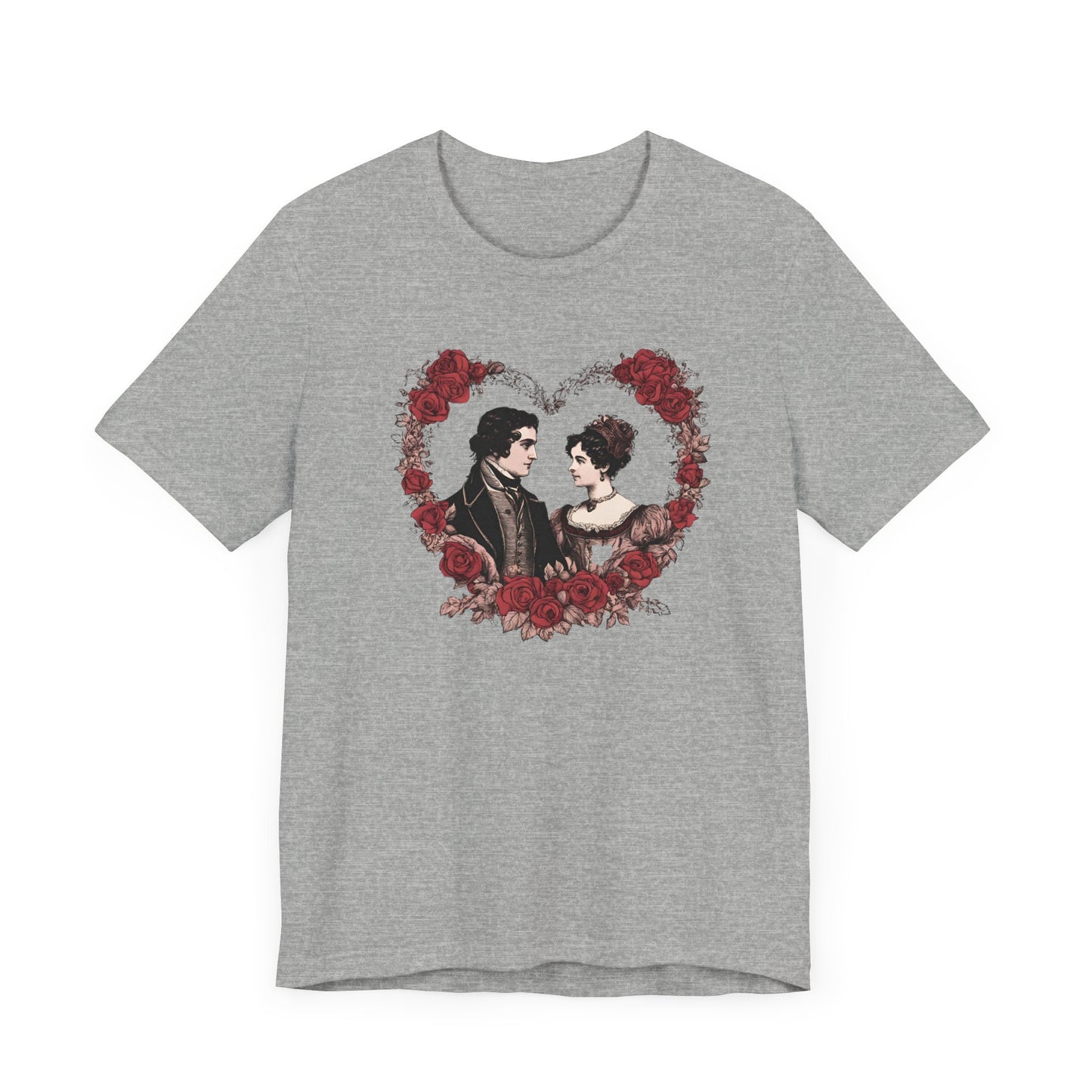 Jane Austin, Sense and Sensibility, Darcy, Valentine's Day, Unisex Jersey Short Sleeve Tee, Tshirt