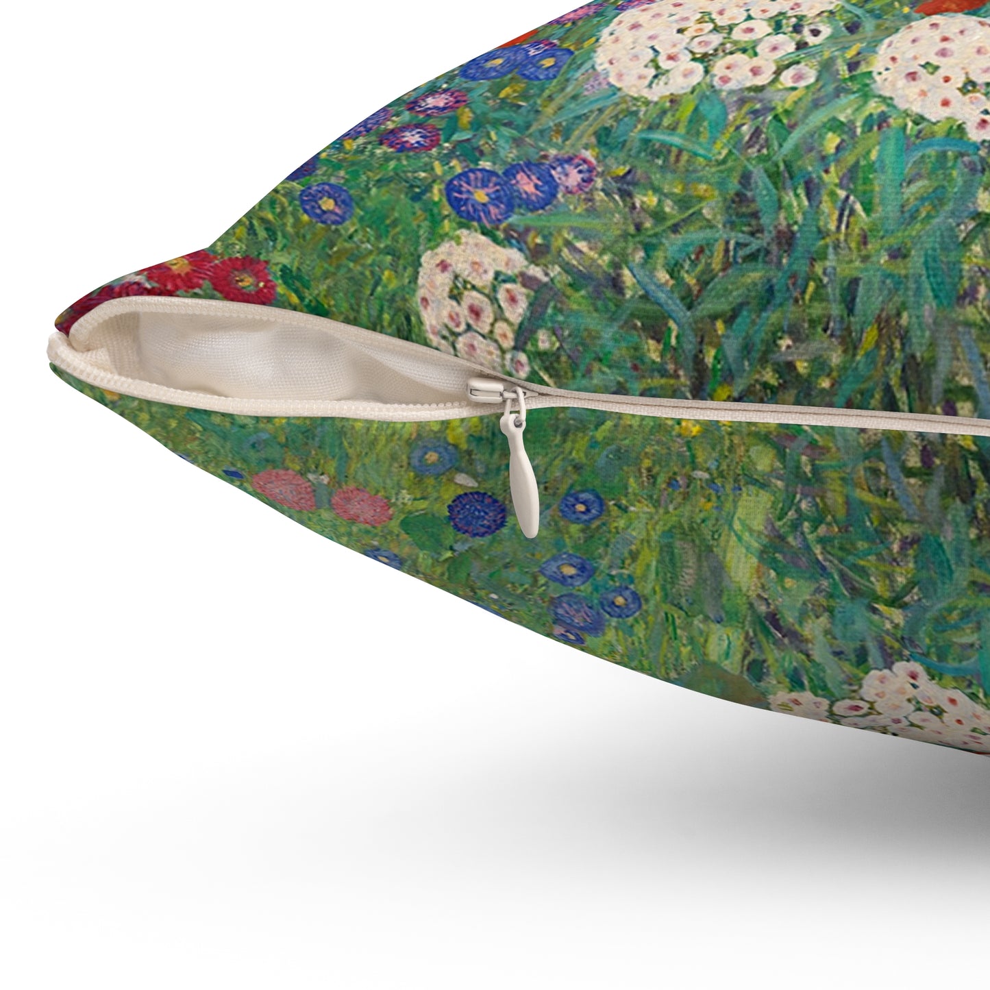 Gustav Klimt, Farm Garden, Sunflowers, Square, Pillow, Summer, Home Decor, Bedding, Artist, Gift