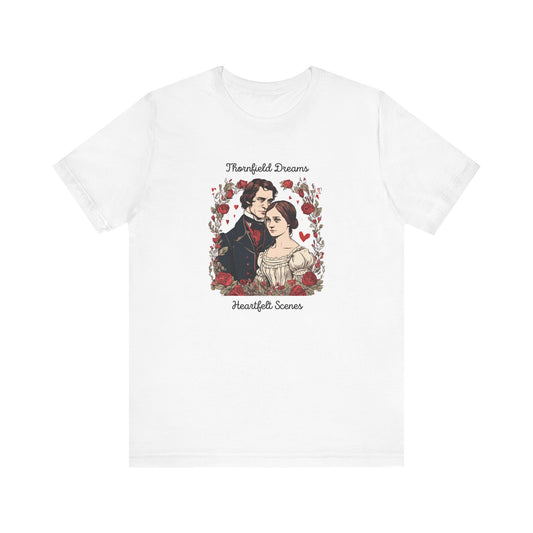 Jane Eyre, Charlotte Bronte, Valentine's Day, Couple, Gift, Literature, Unisex Jersey Short Sleeve Tee, T-shirt