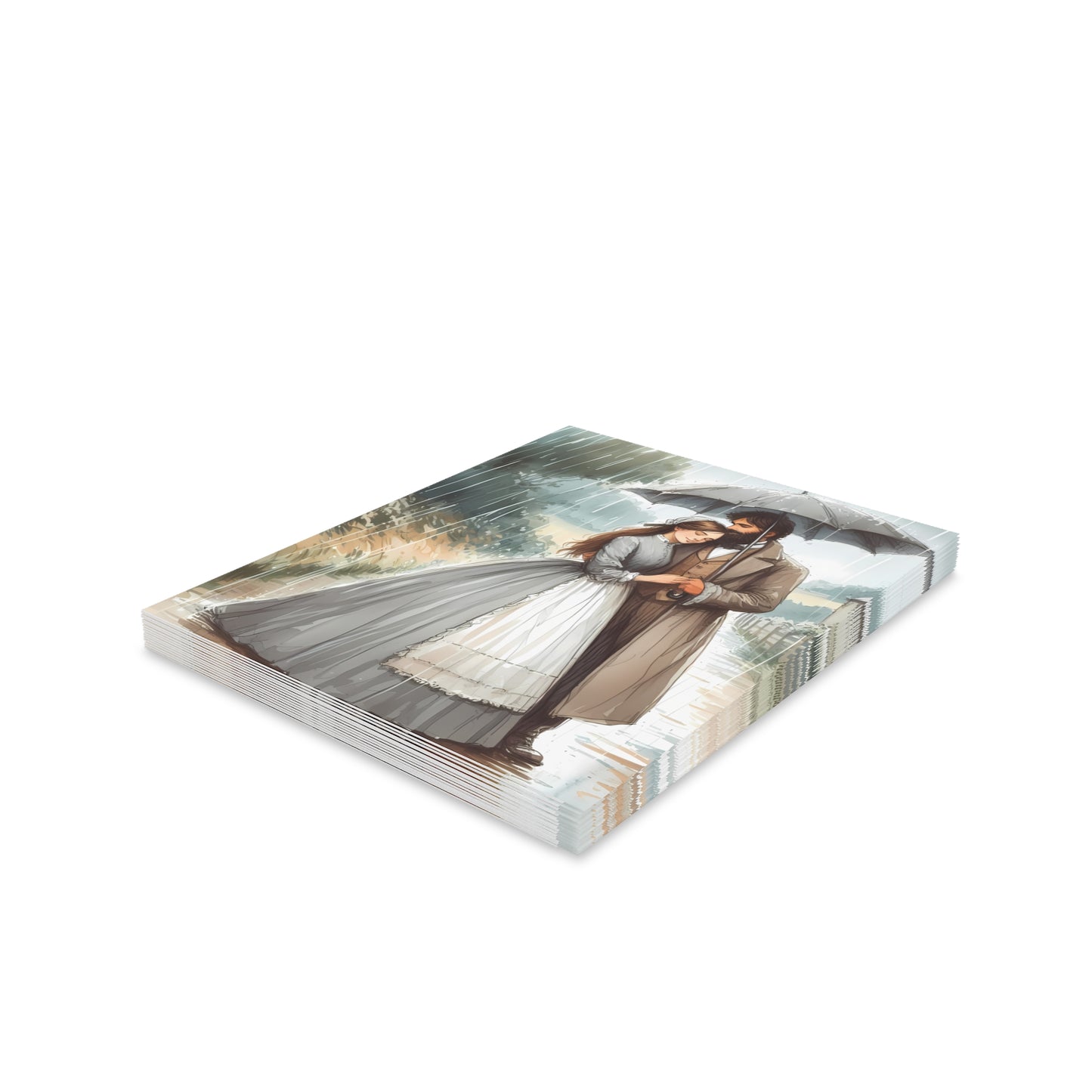 Little Women, Louisa May Alcott, Greeting cards (8, 16, and 24 pcs), Stationery, Writer, Reader, Literature, Gift, Blank