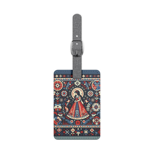 Rectangle Luggage Tag, Snow White Fairy Tale Travel Accessory, Bag Tag, Suitcase Identifier, Backpack Tag, Gift for Traveler