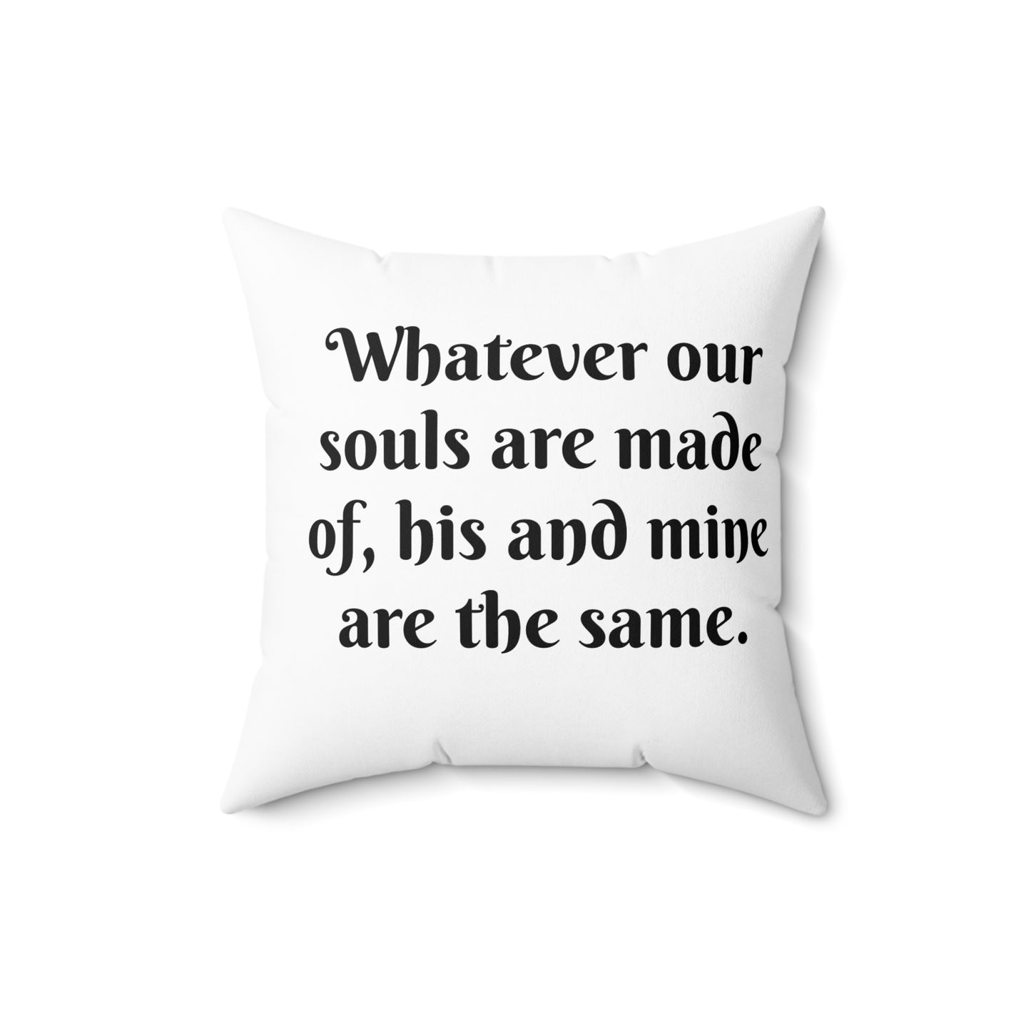 Gothic Couple Series, Wuthering Heights, Heathcliff and Cathy, Charlotte Bronte, Literary Pillow, Square Pillow, Book Nook, Library, Decor