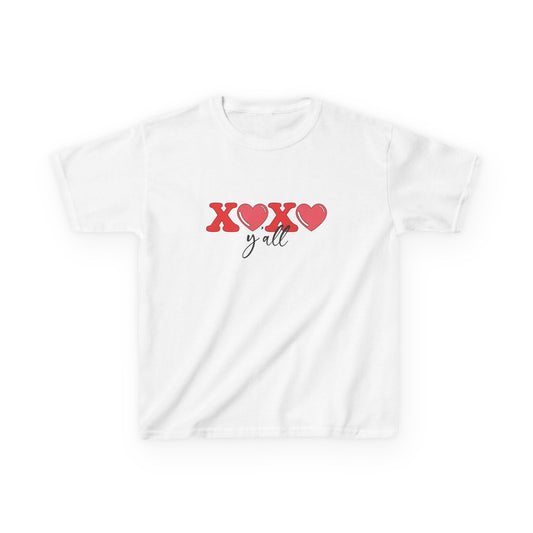 Retro Cute Valentine's Day T-Shirt, Tshirt, Y'all, Kids Heavy Cotton™ Tee