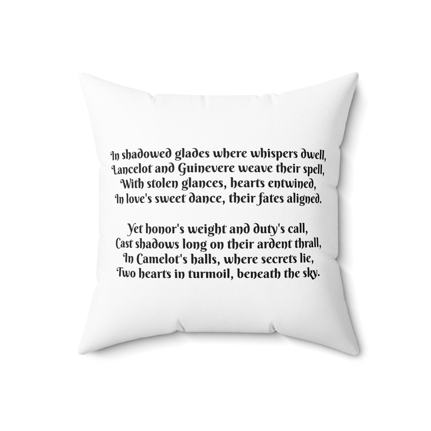 Camelot, Lancelot, Guinevere, Knights of the Round Table, Cushion, Book Nook, Library, Gift, Bedding, Pillow, Renaissance, Medieval