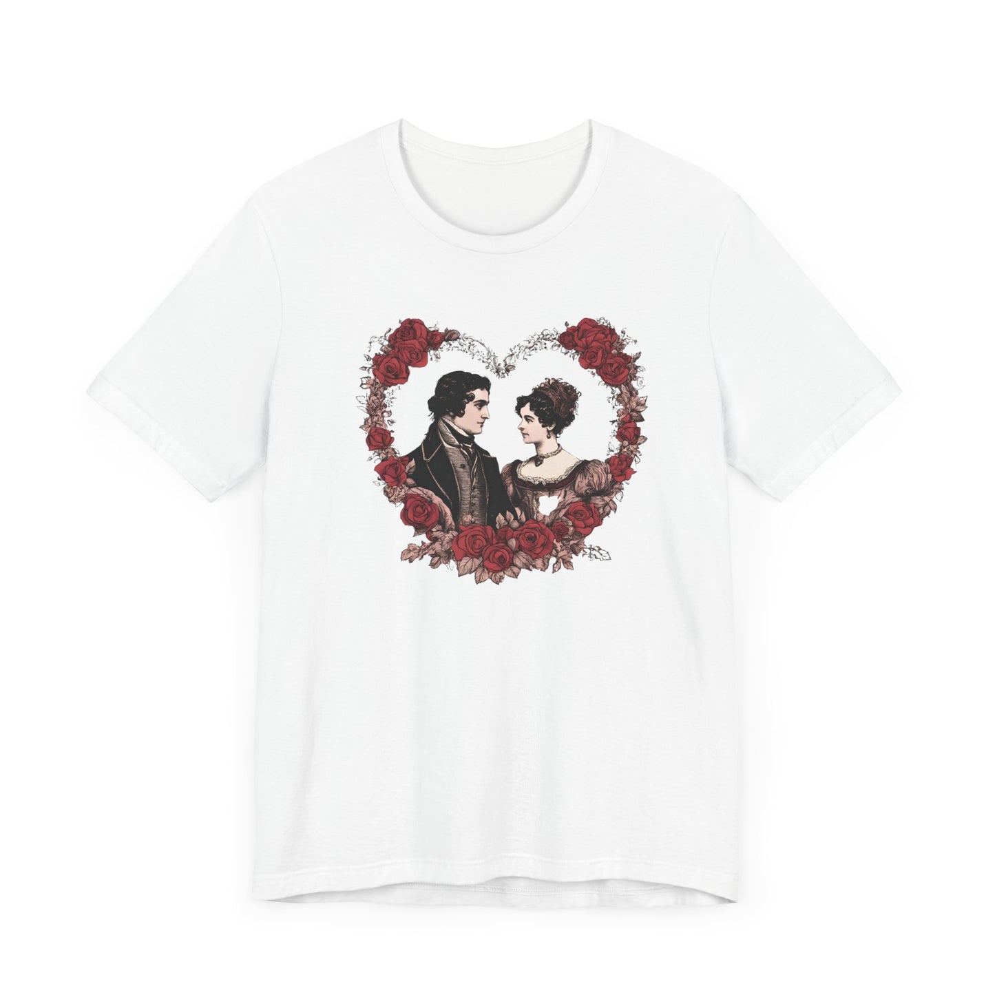 Jane Austin, Sense and Sensibility, Darcy, Valentine's Day, Unisex Jersey Short Sleeve Tee, Tshirt