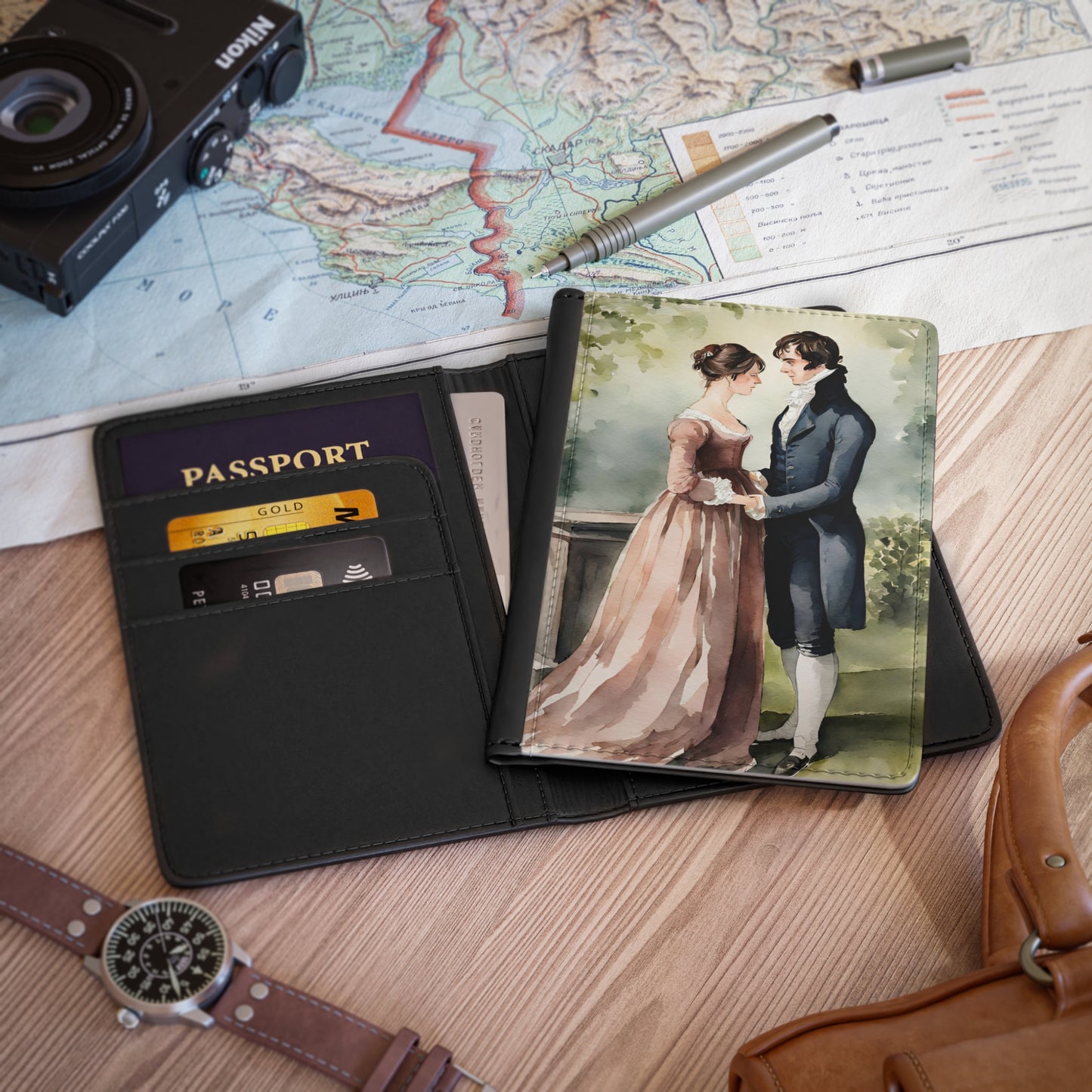 Regency, Jane Austen, Austenite, Pride and Prejudice, Travel, Passport Cover