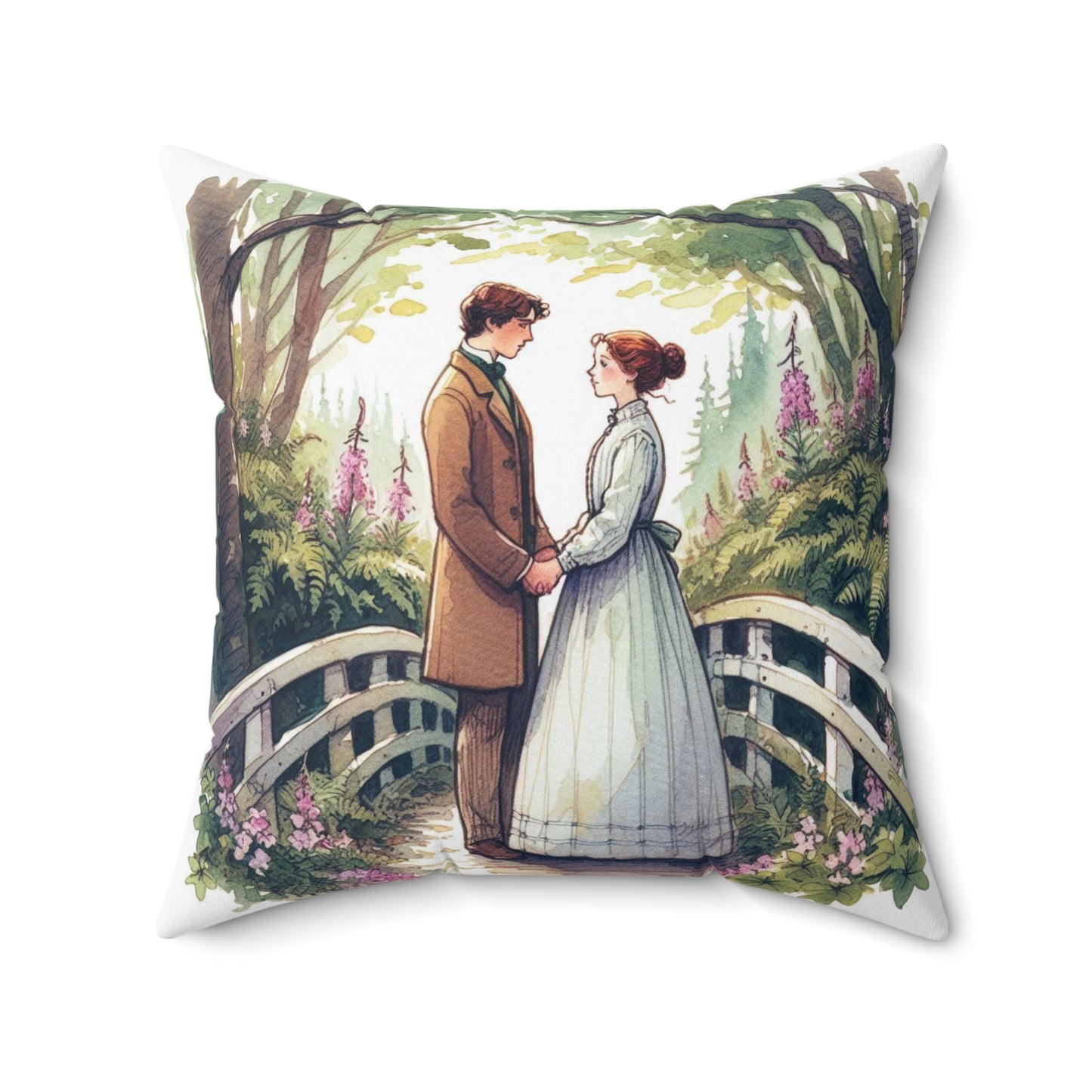 Literary Pillow, Anne of Green Gables, Gilber Blythe, Book Nook Cushion, Gift for Book Lovers, Library Decor