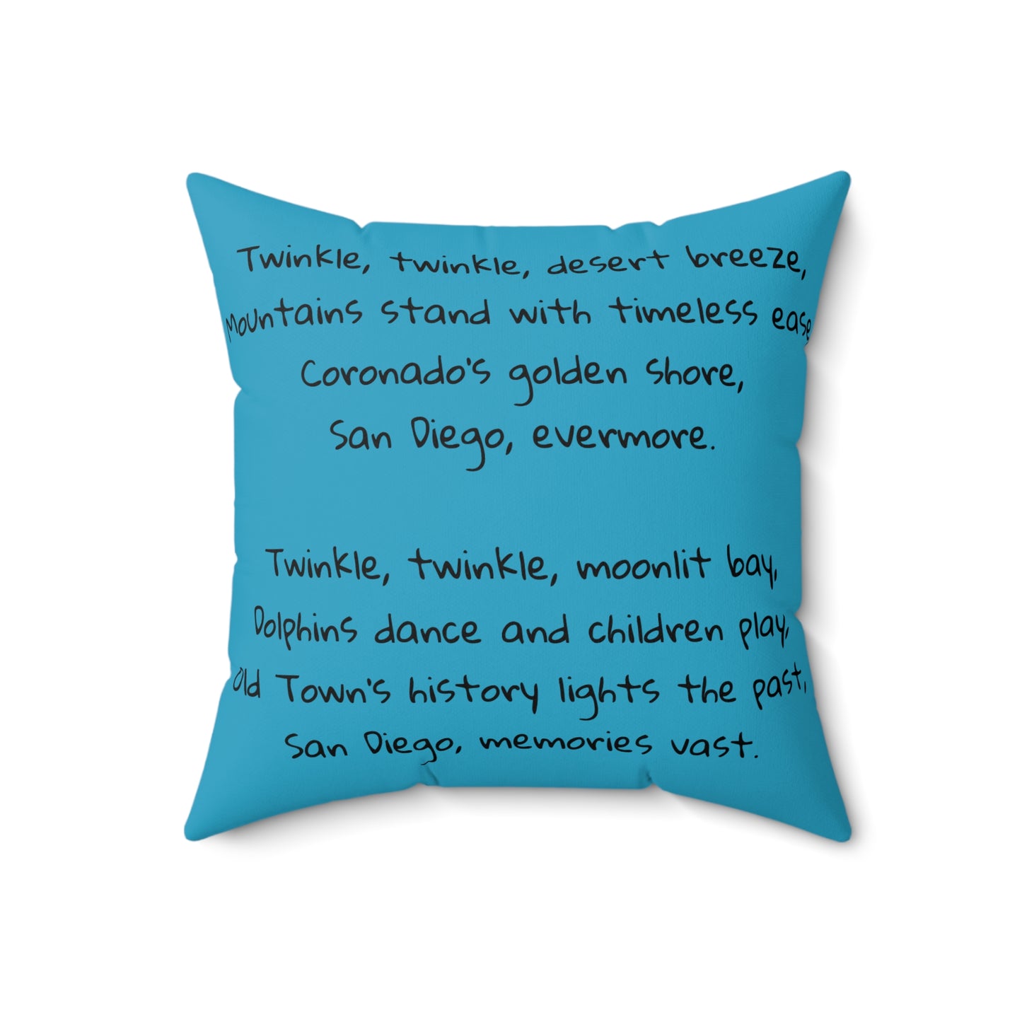 Spun Polyester Square Pillow