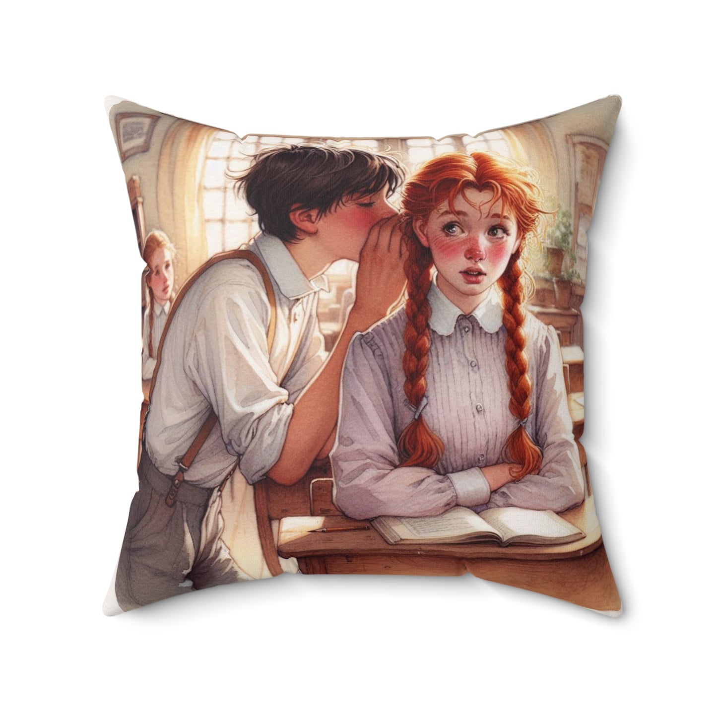 Literary Pillow, Anne of Green Gables, Gilbert Blythe, Lucy Maud Montgomery, Home Decor Cushion, Book Nook, Classroom, Green Gables Decor