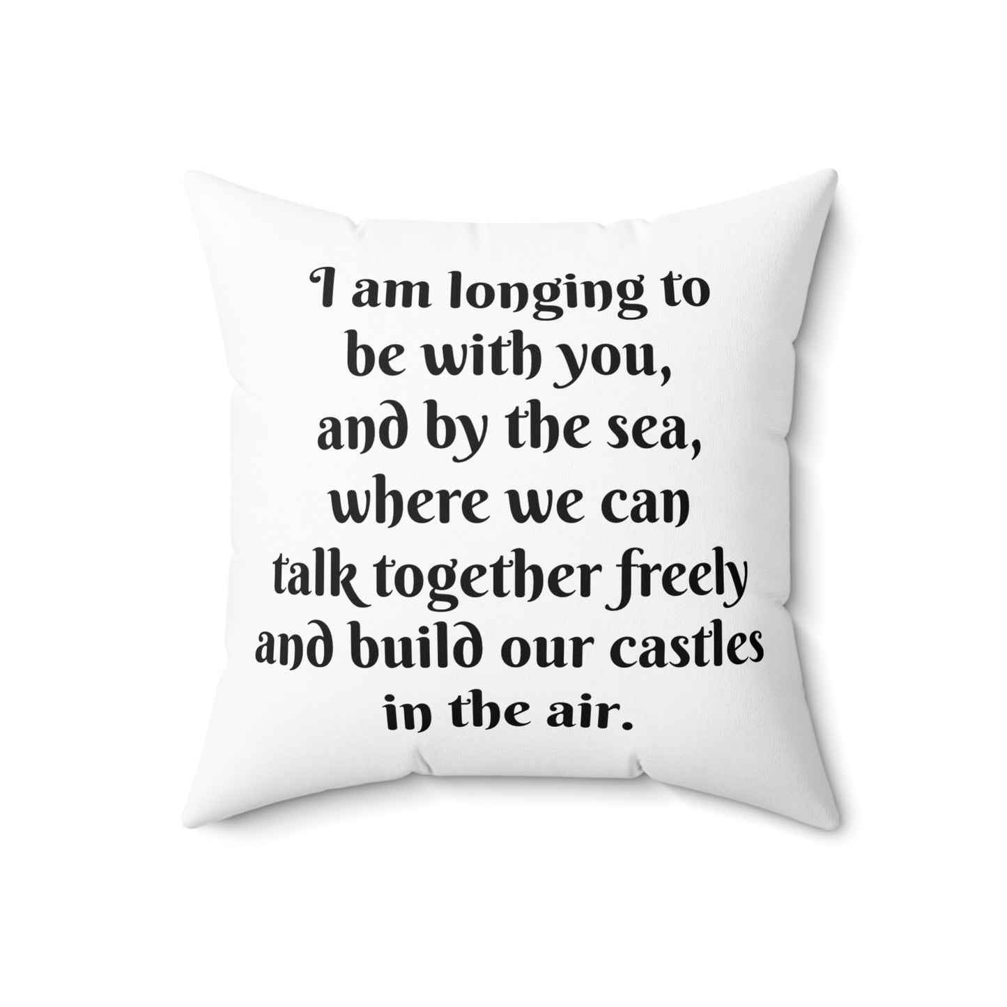 Gothic Couple Series, Dracula and Mina, Square Pillow, Library, Book Nook, Decor, Bram Stoker, Literary Pillow
