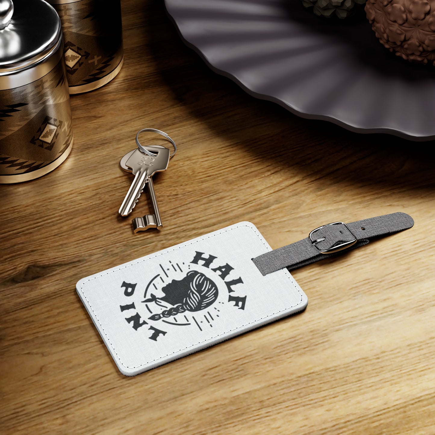 Rectangle Luggage Tag, Stylish Laura Ingalls Wilder Prairie Life, Perfect Gift for Travelers, Travel Accessories, Walnut Grove, Half Pint
