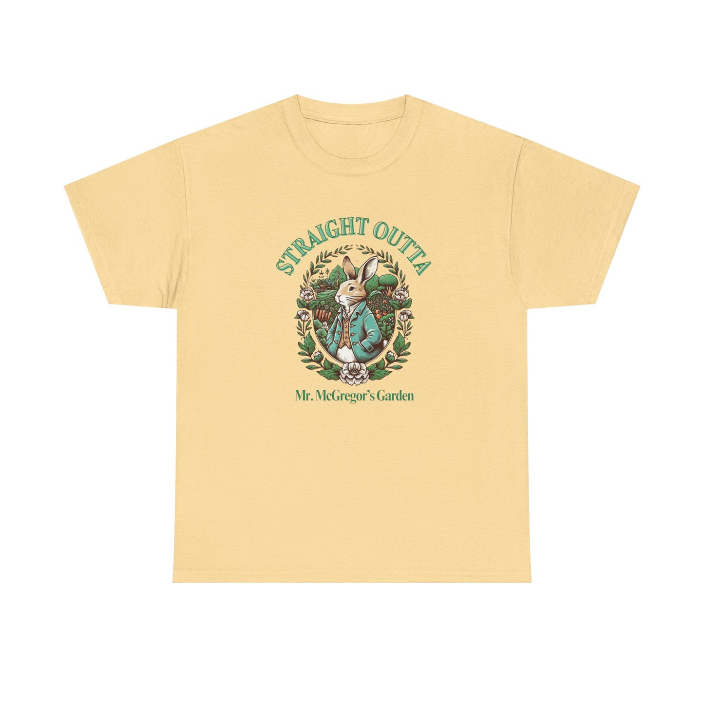 Peter Rabbit Vintage Style Unisex Cotton Tee - Beatrix Potter Apparel Gift, T-Shirt, Bunny Lover Shirt, Classic Character Top, Retro Graphic