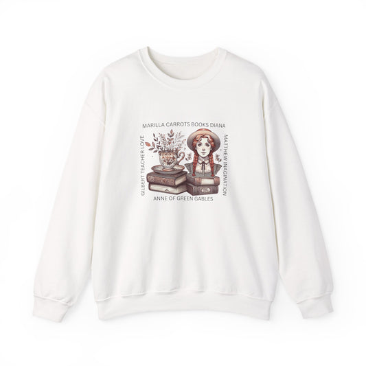 Anne of Green Gables Crewneck Sweatshirt - Prince Edward Island Inspired, Lucy Maud Montgomery Literature Fan Gift, Unisex Heavy Blend
