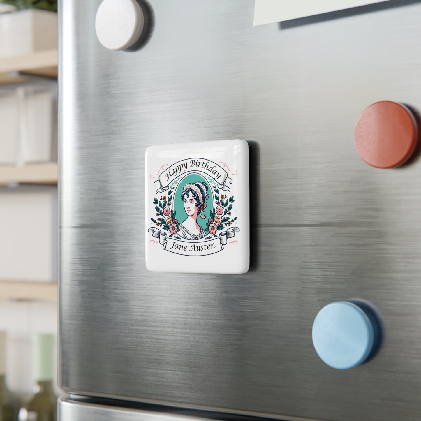 Porcelain Magnet, Square