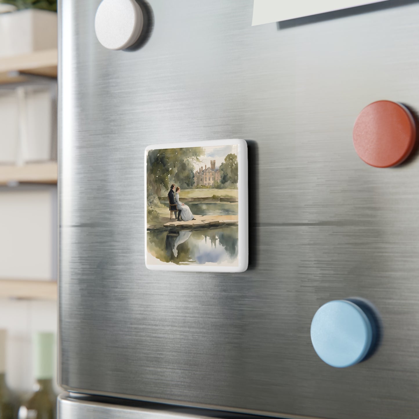 Porcelain Magnet, Square