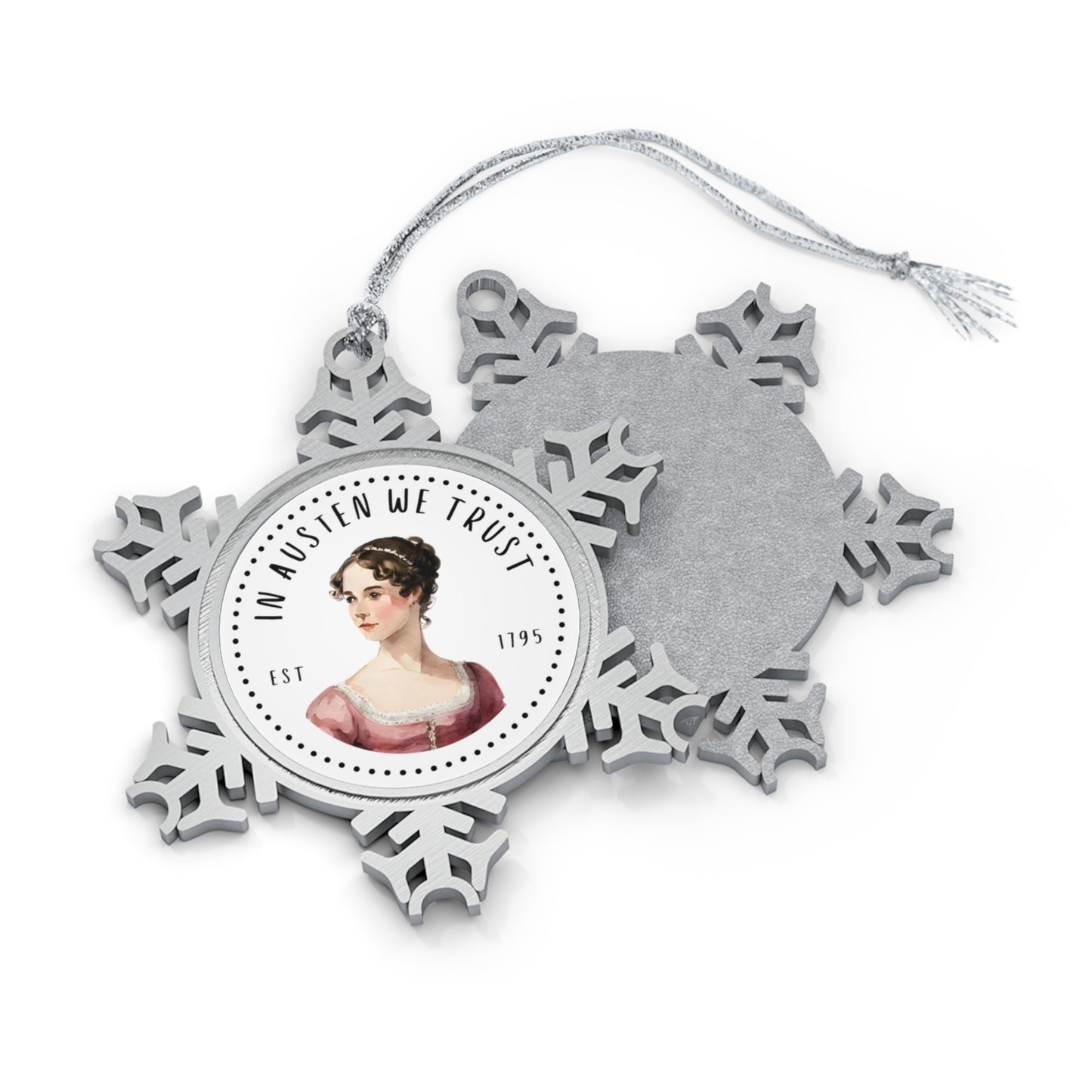 Pewter Snowflake Ornament