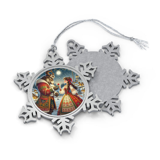 Pewter Snowflake Ornament