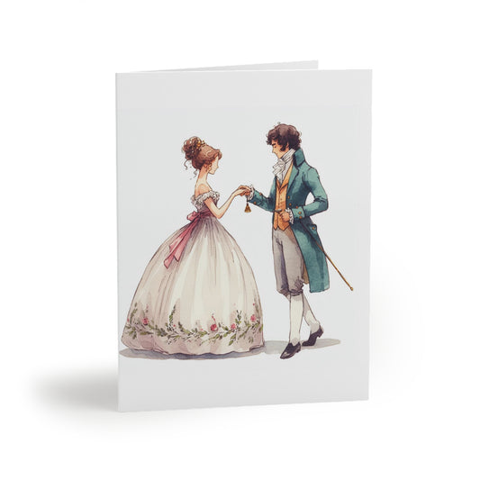 Regency, Pride and Prejudice, Darcy, Elizabeth, Cards, (8, 16, and 24 pcs), Invitation, Birthday, Wedding, Bridal, Shower, Gift, Stationery