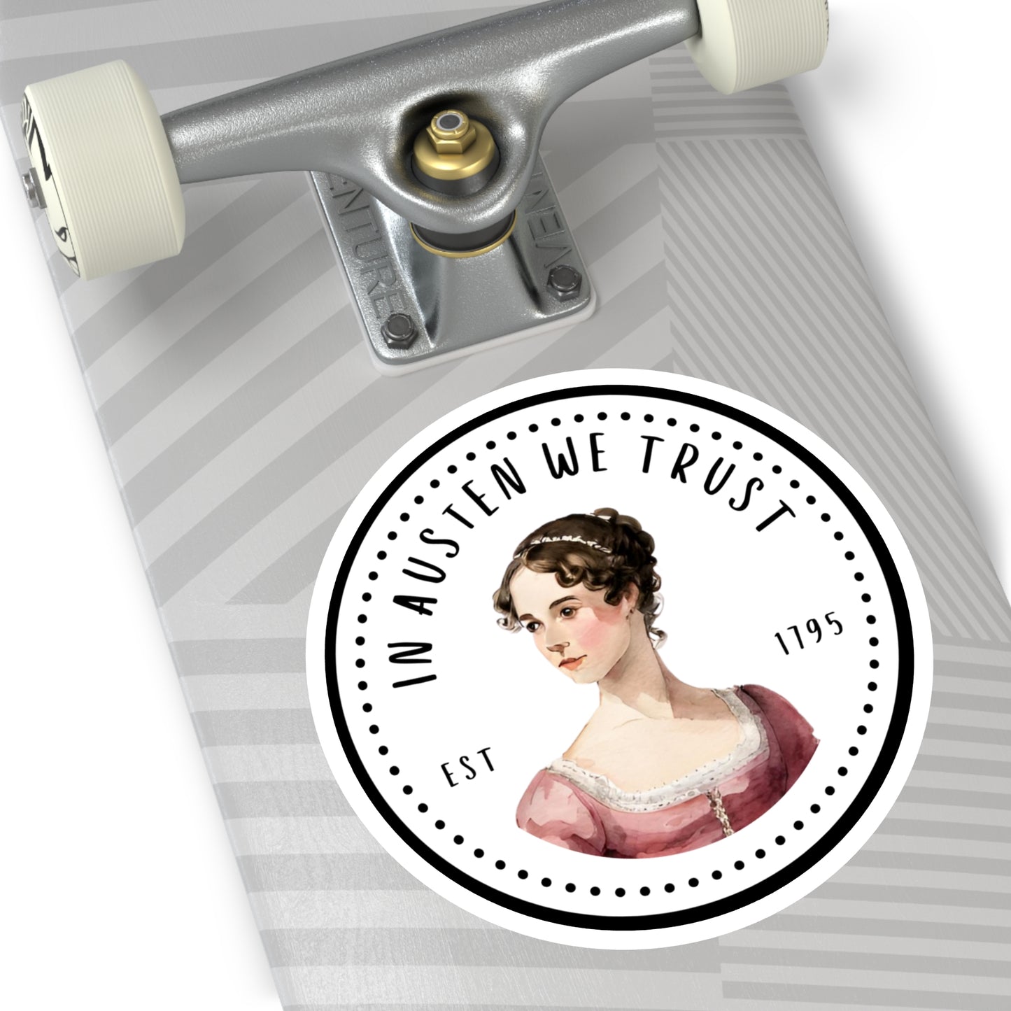 Jane Austen, Austenite, Regency, Round Stickers, Indoor, Outdoor