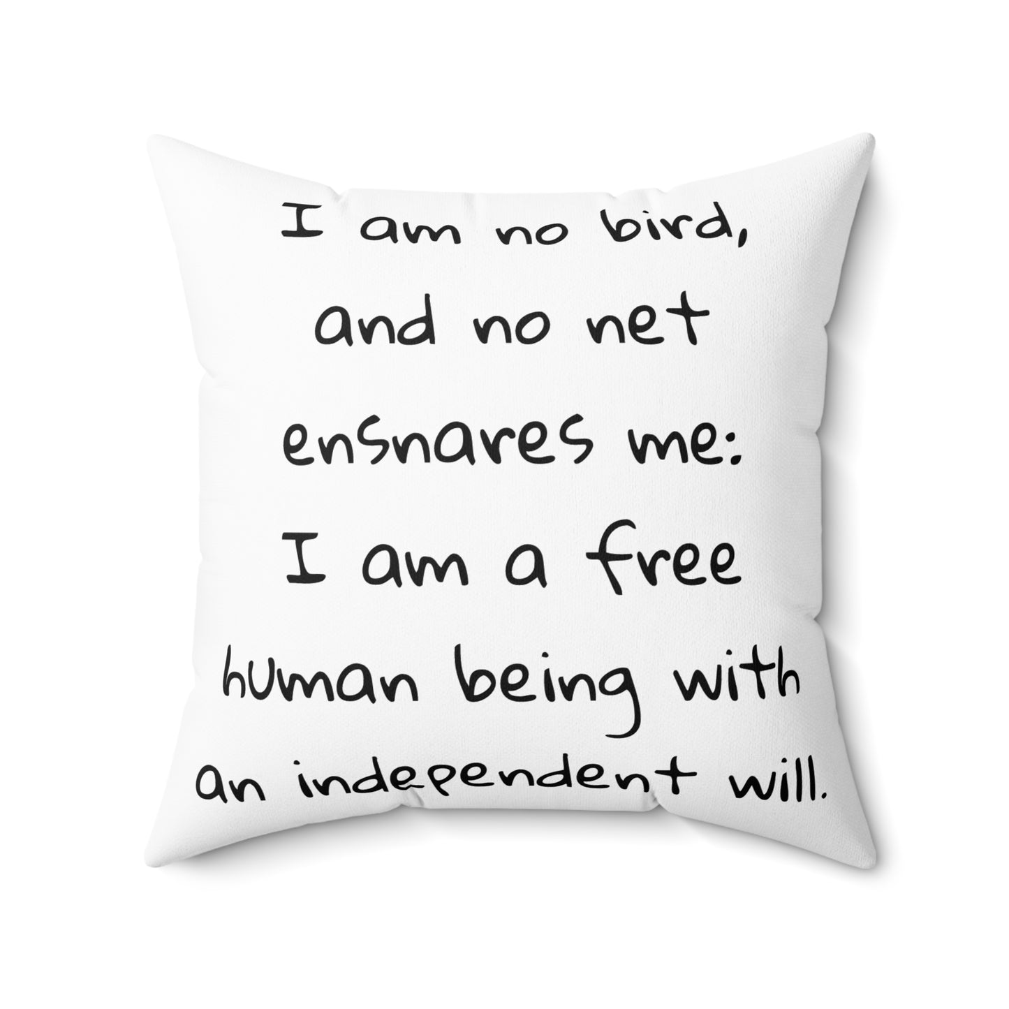 Jane Eyre, Charlotte Bronte, Book, Victorian, Gothic, Square, Pillow, Bedding, Home Decor, Book Nook, Library, Librarian, Gift