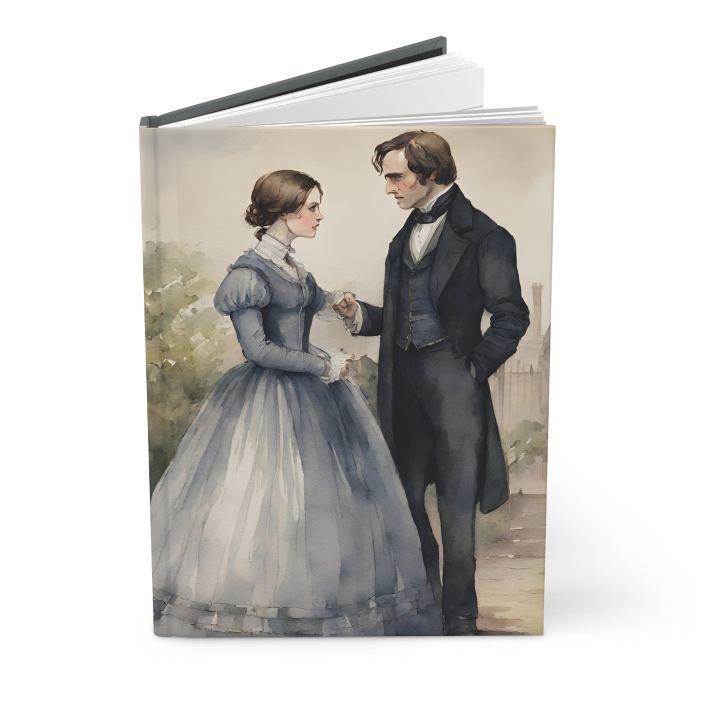 Jane Eyre, Edward Rochester, Charlotte Bronte, Gothic, Victorian, Bookworm, British, Gift, Hardcover Journal Matte
