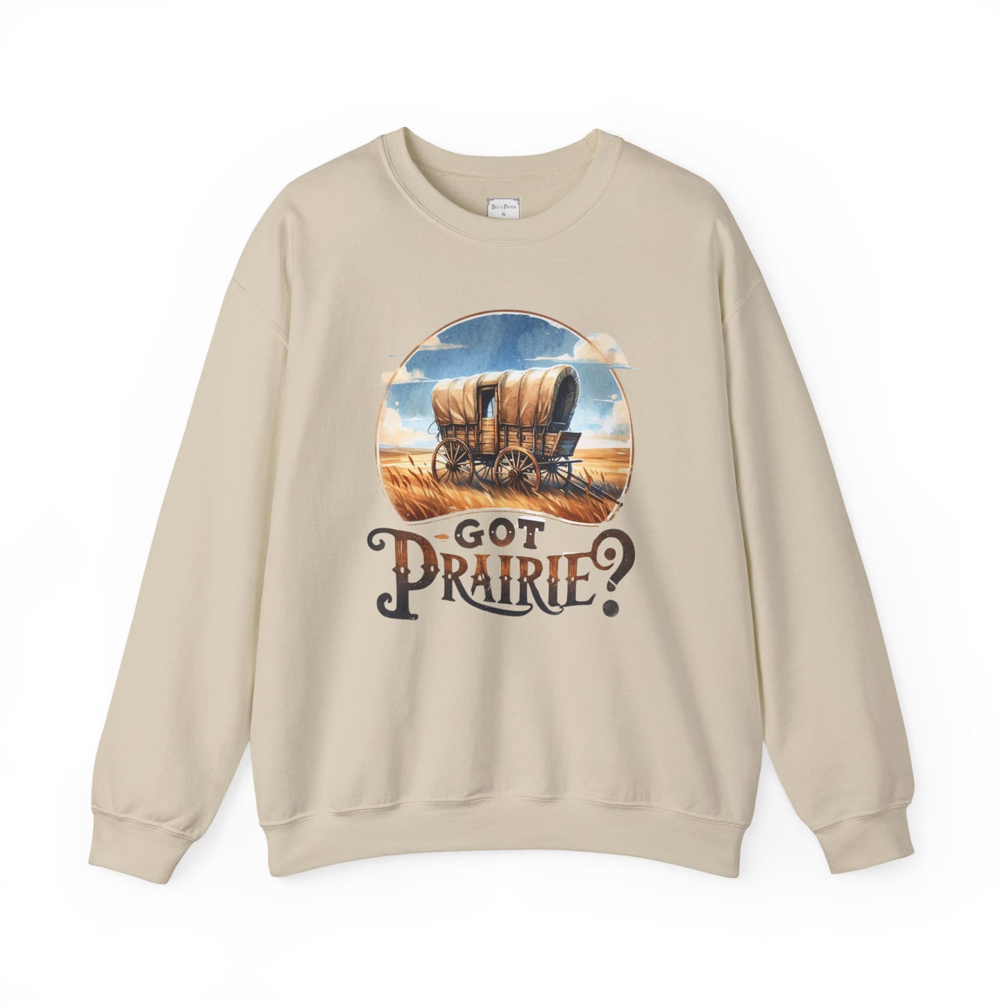 Got Prairie Vibes Crewneck Sweatshirt - Cozy Casual Wear, Apparel for Prairie Lovers, Ideal for Gift & Walnut Grove, Laura Ingalls Wilder
