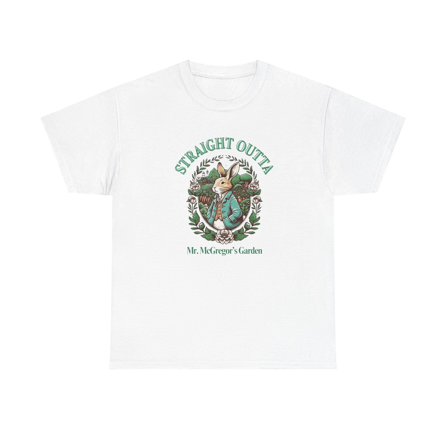 Peter Rabbit Vintage Style Unisex Cotton Tee - Beatrix Potter Apparel Gift, T-Shirt, Bunny Lover Shirt, Classic Character Top, Retro Graphic